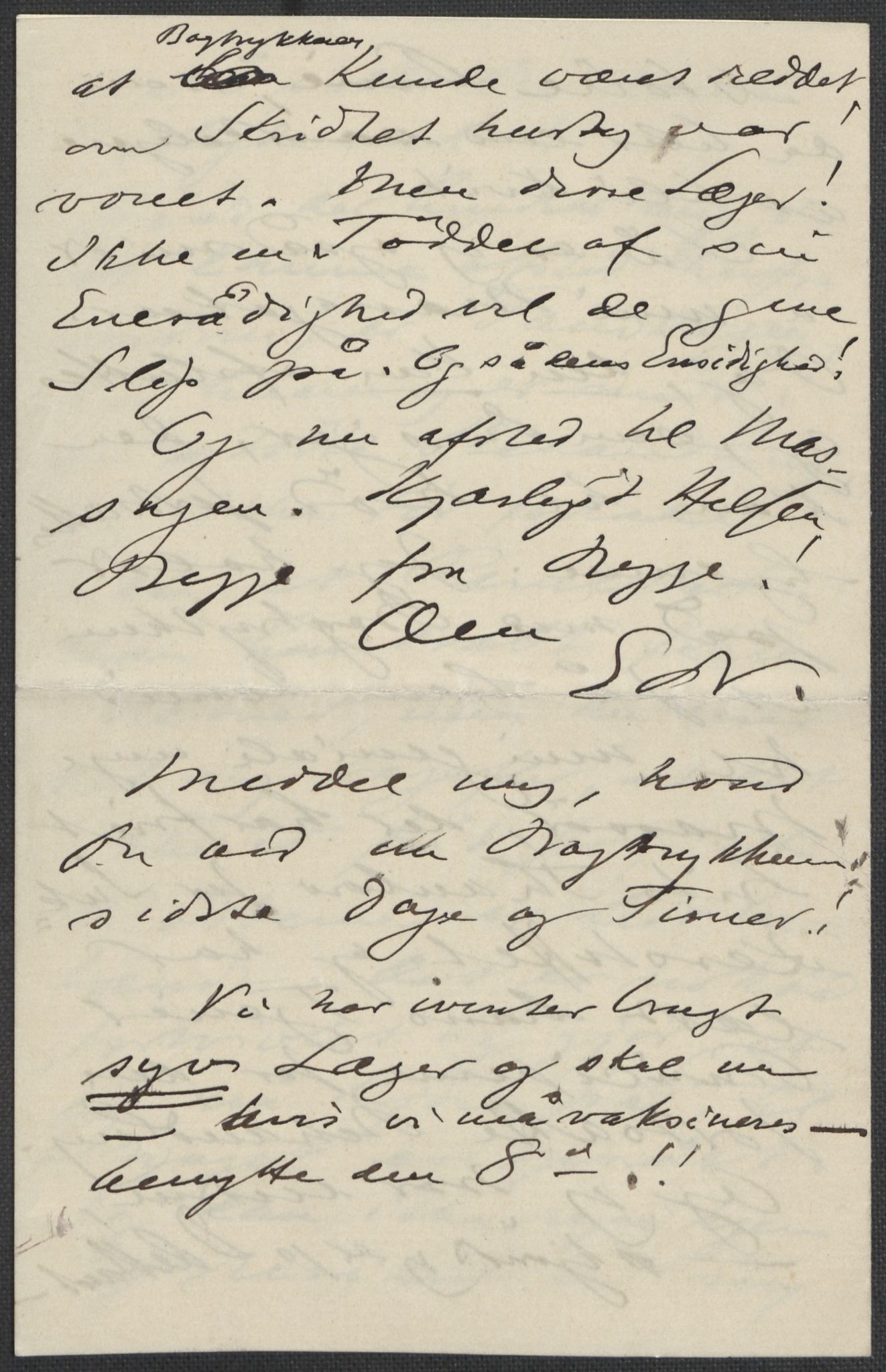 Beyer, Frants, AV/RA-PA-0132/F/L0001: Brev fra Edvard Grieg til Frantz Beyer og "En del optegnelser som kan tjene til kommentar til brevene" av Marie Beyer, 1872-1907, p. 813