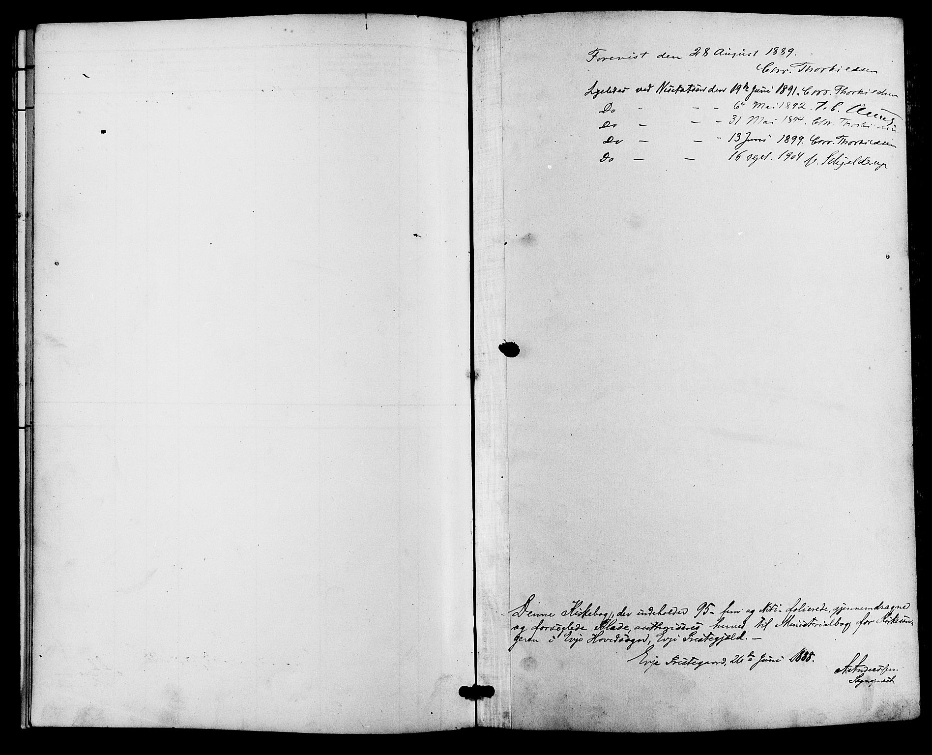 Evje sokneprestkontor, AV/SAK-1111-0008/F/Fb/Fba/L0003: Parish register (copy) no. B 3, 1888-1903