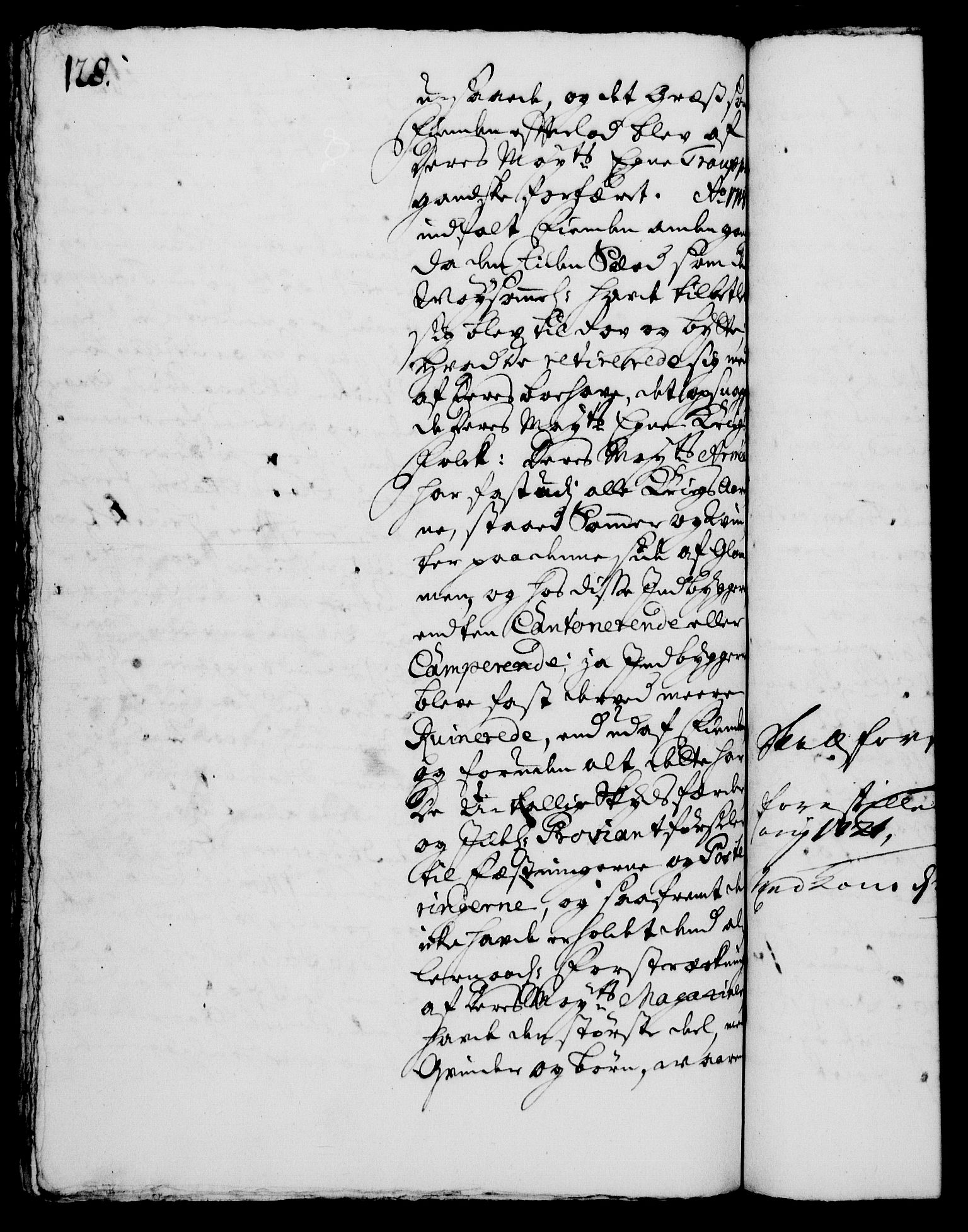 Rentekammeret, Kammerkanselliet, RA/EA-3111/G/Gh/Gha/L0003: Norsk ekstraktmemorialprotokoll, sak. 600-765 (merket RK 53.48), 1720-1721, p. 128