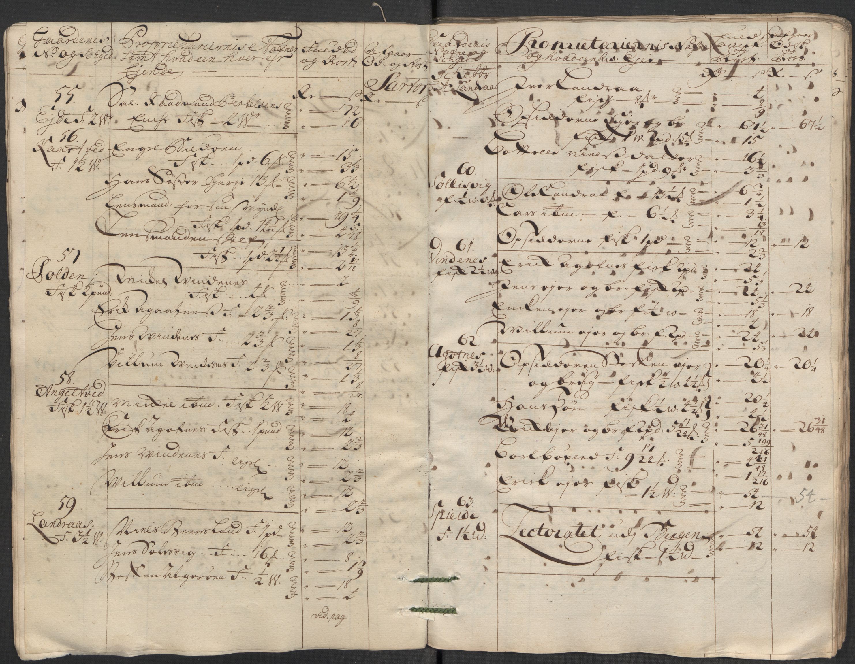 Rentekammeret inntil 1814, Reviderte regnskaper, Fogderegnskap, AV/RA-EA-4092/R51/L3195: Fogderegnskap Nordhordland og Voss, 1713, p. 59