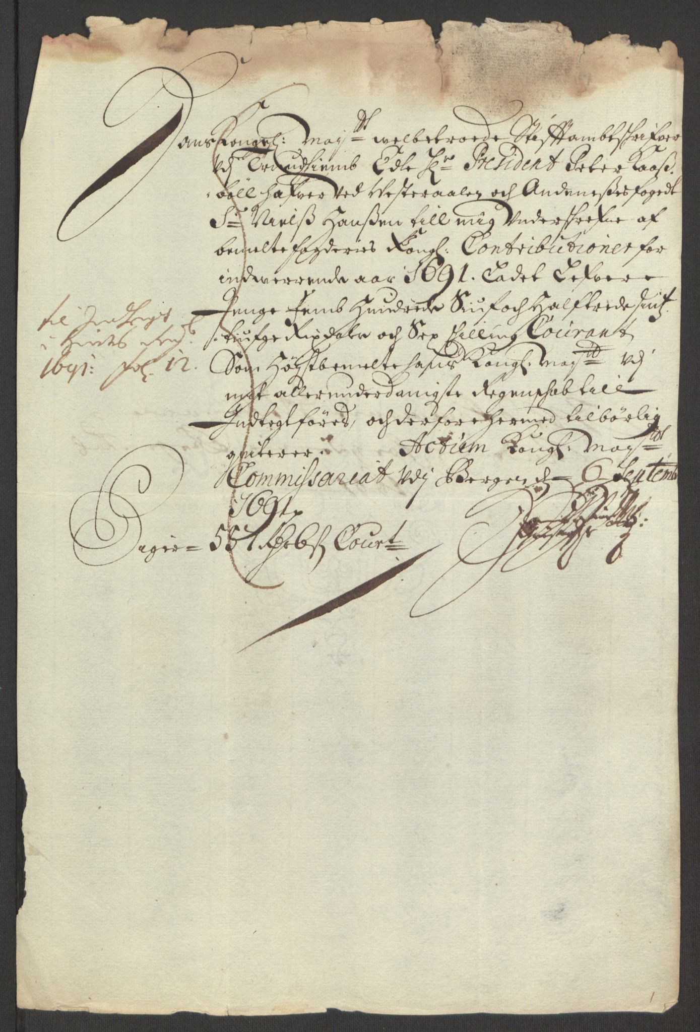 Rentekammeret inntil 1814, Reviderte regnskaper, Fogderegnskap, AV/RA-EA-4092/R67/L4676: Fogderegnskap Vesterålen, Andenes og Lofoten, 1691-1693, p. 82