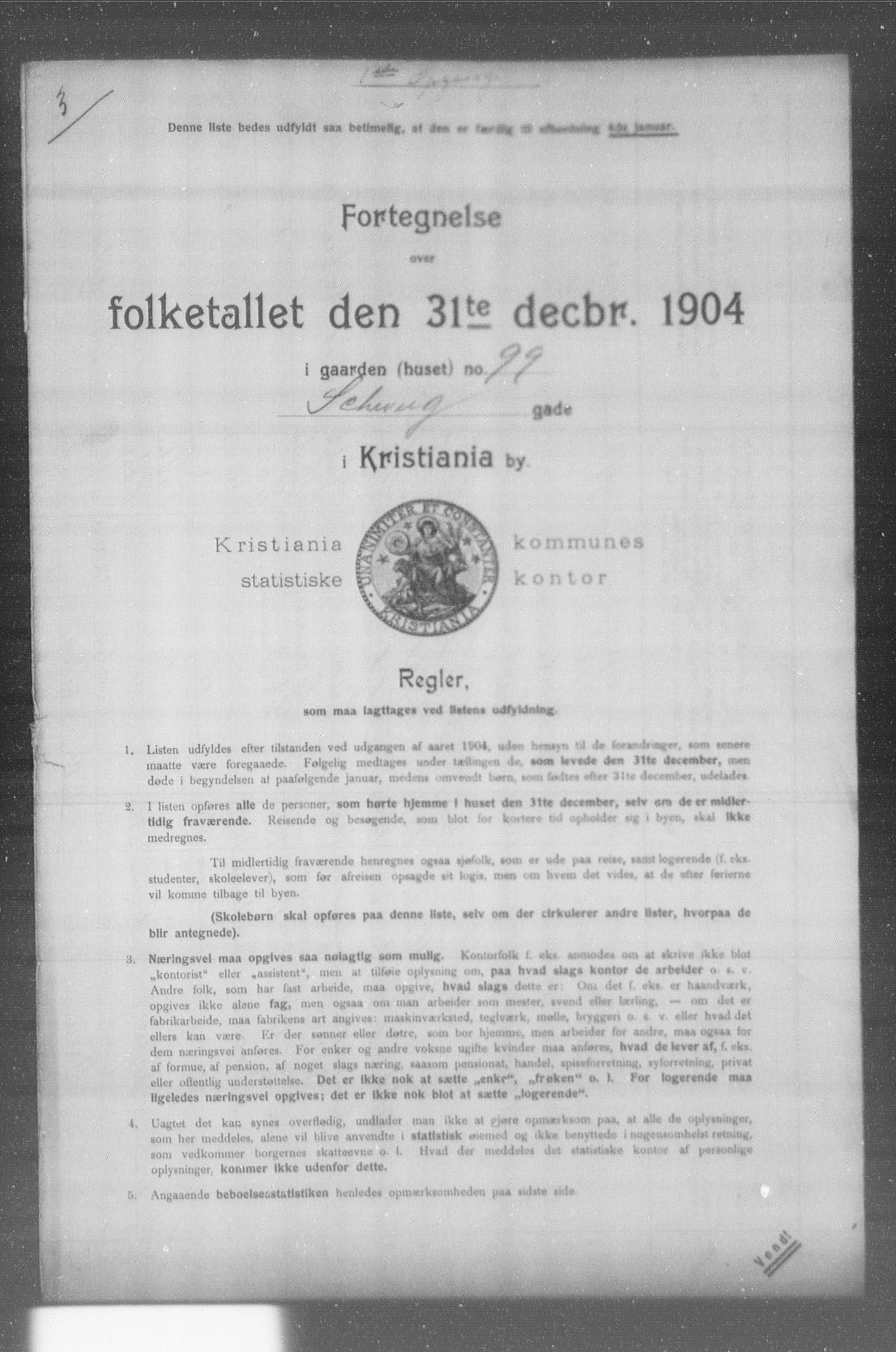 OBA, Municipal Census 1904 for Kristiania, 1904, p. 17728