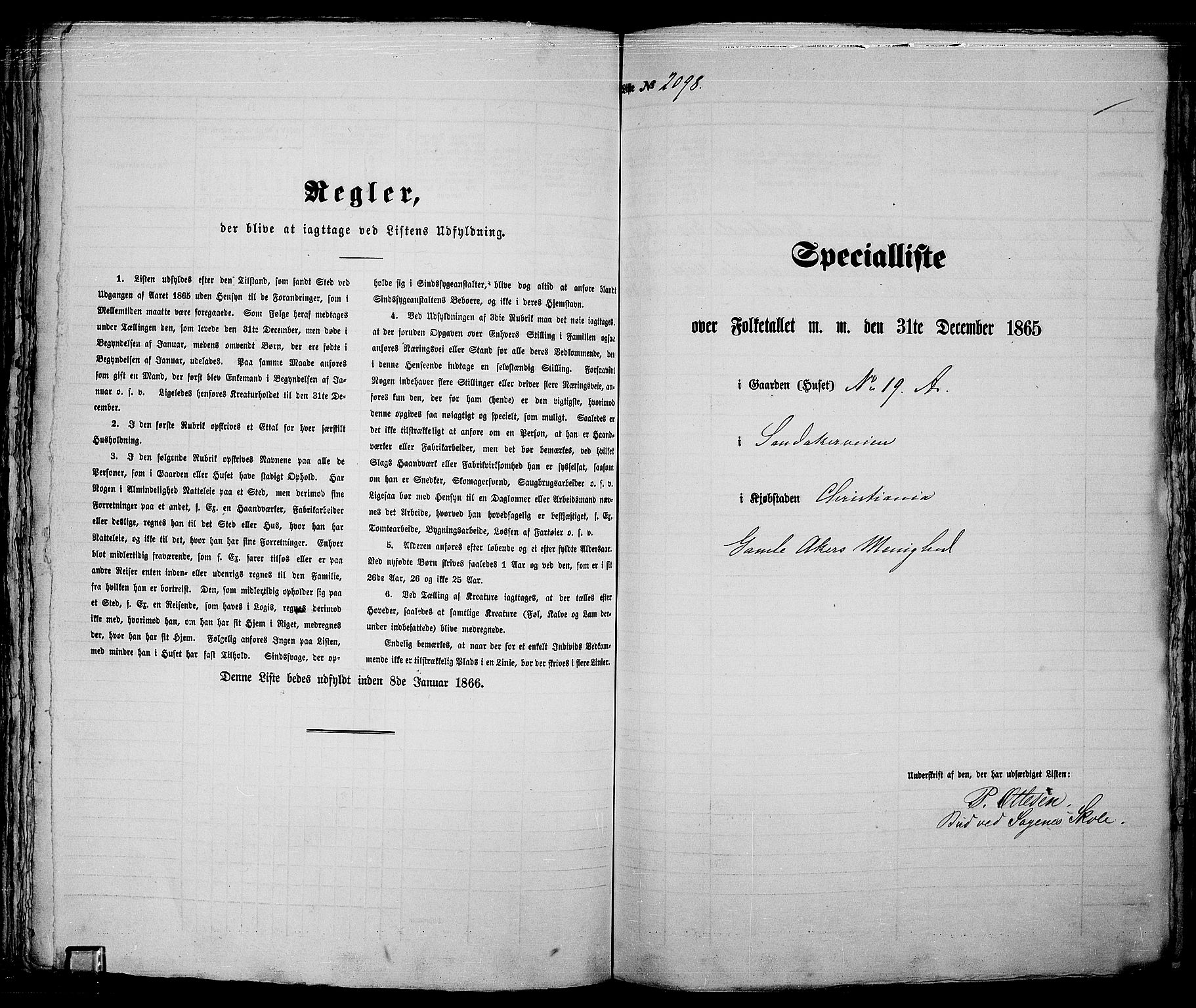 RA, 1865 census for Kristiania, 1865, p. 4685