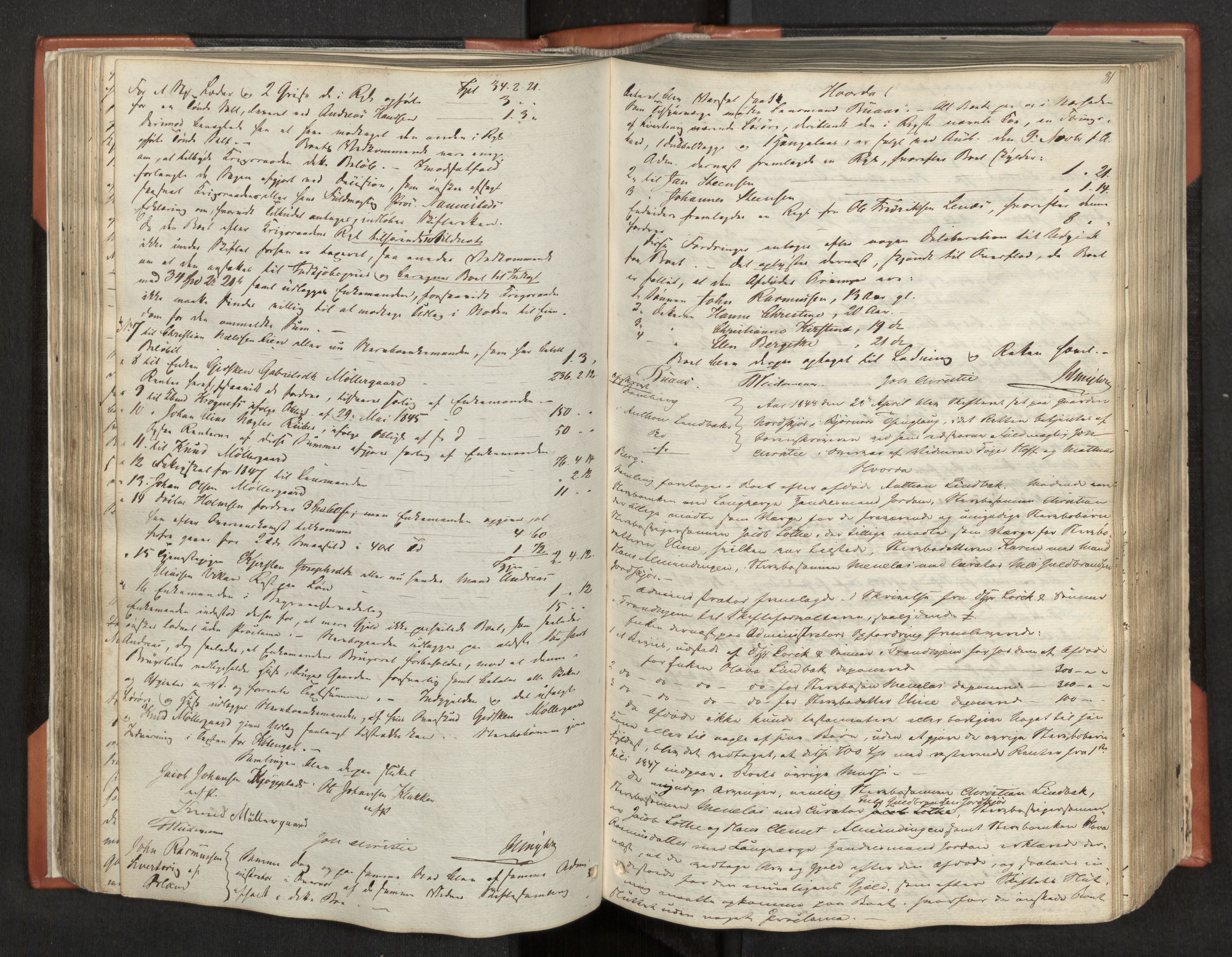 Fosen sorenskriveri, AV/SAT-A-1107/1/3/3B/L0001: Skiftebehandlingsprotokoll, 1845-1858, p. 81