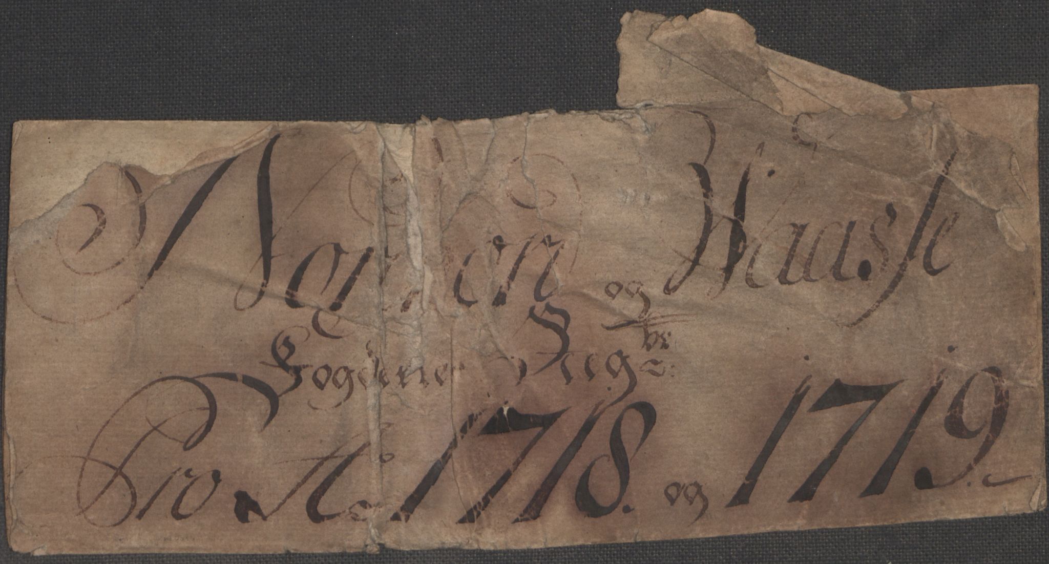 Rentekammeret inntil 1814, Reviderte regnskaper, Fogderegnskap, AV/RA-EA-4092/R51/L3202: Fogderegnskap Nordhordland og Voss, 1718, p. 4