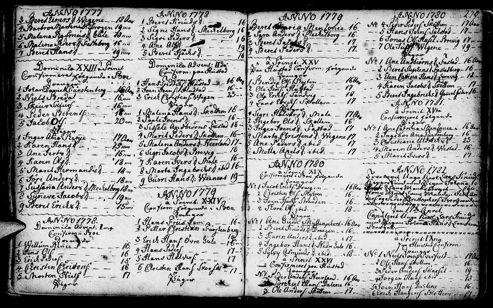 Ministerialprotokoller, klokkerbøker og fødselsregistre - Møre og Romsdal, AV/SAT-A-1454/566/L0761: Parish register (official) no. 566A02 /1, 1767-1817, p. 279