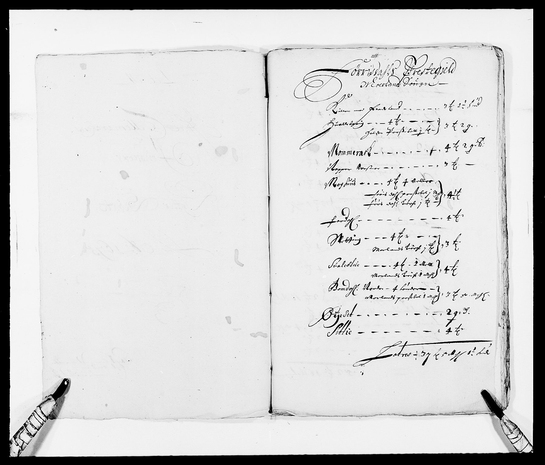 Rentekammeret inntil 1814, Reviderte regnskaper, Fogderegnskap, RA/EA-4092/R35/L2064: Fogderegnskap Øvre og Nedre Telemark, 1675, p. 2