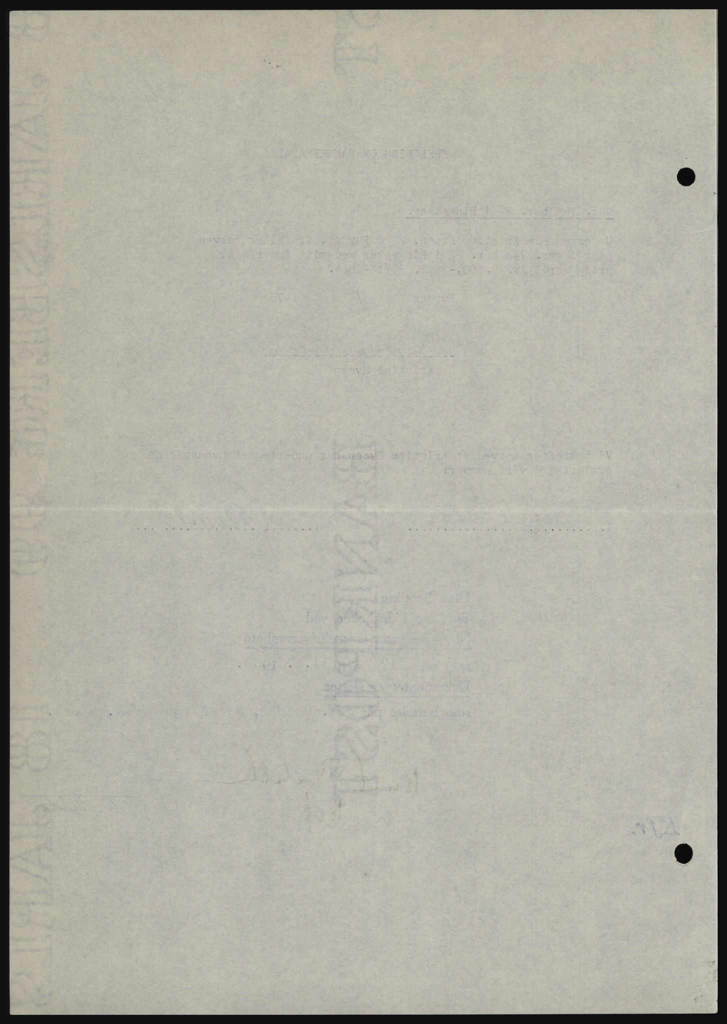 Nord-Hedmark sorenskriveri, SAH/TING-012/H/Hc/L0033: Mortgage book no. 33, 1970-1970, Diary no: : 3194/1970