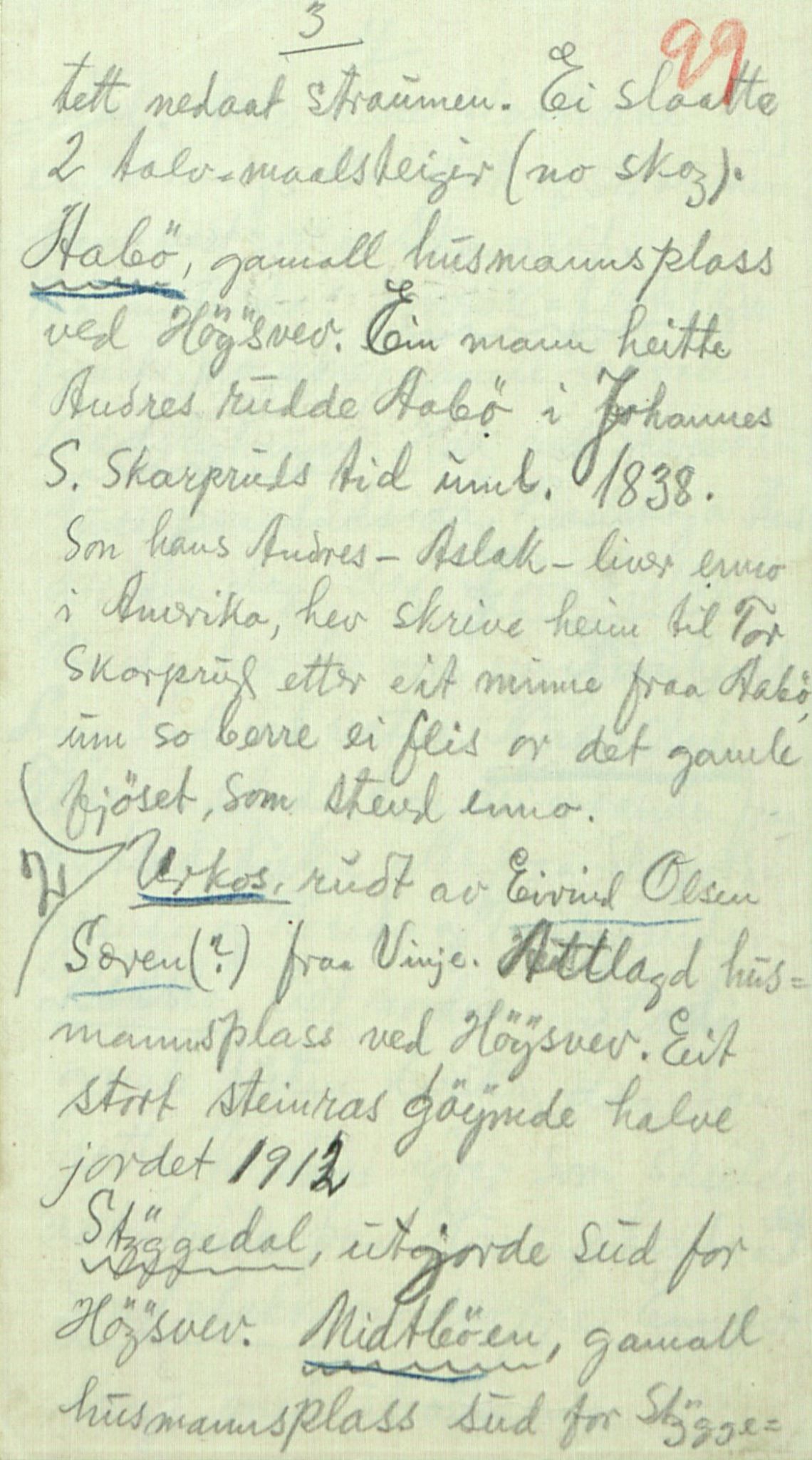 Rikard Berge, TEMU/TGM-A-1003/F/L0017/0022: 551-599 / 572 Brev o.a., 1910-1950, p. 99