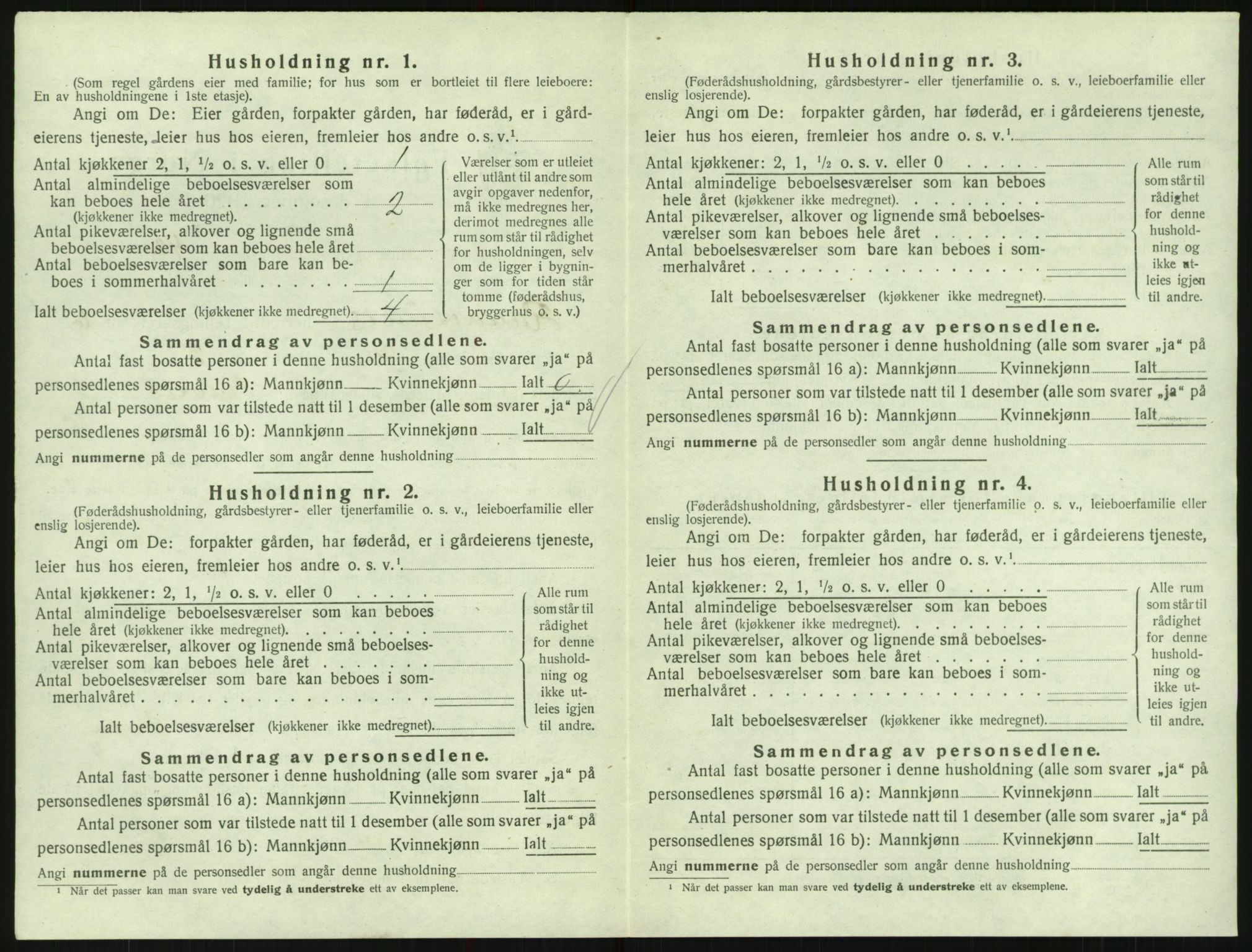 SAK, 1920 census for Randesund, 1920, p. 577