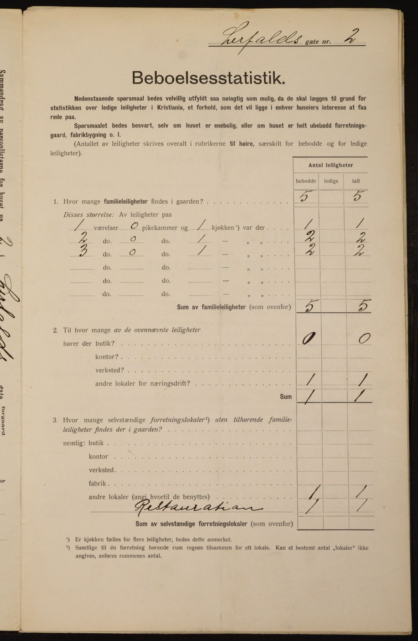 OBA, Municipal Census 1912 for Kristiania, 1912, p. 57572