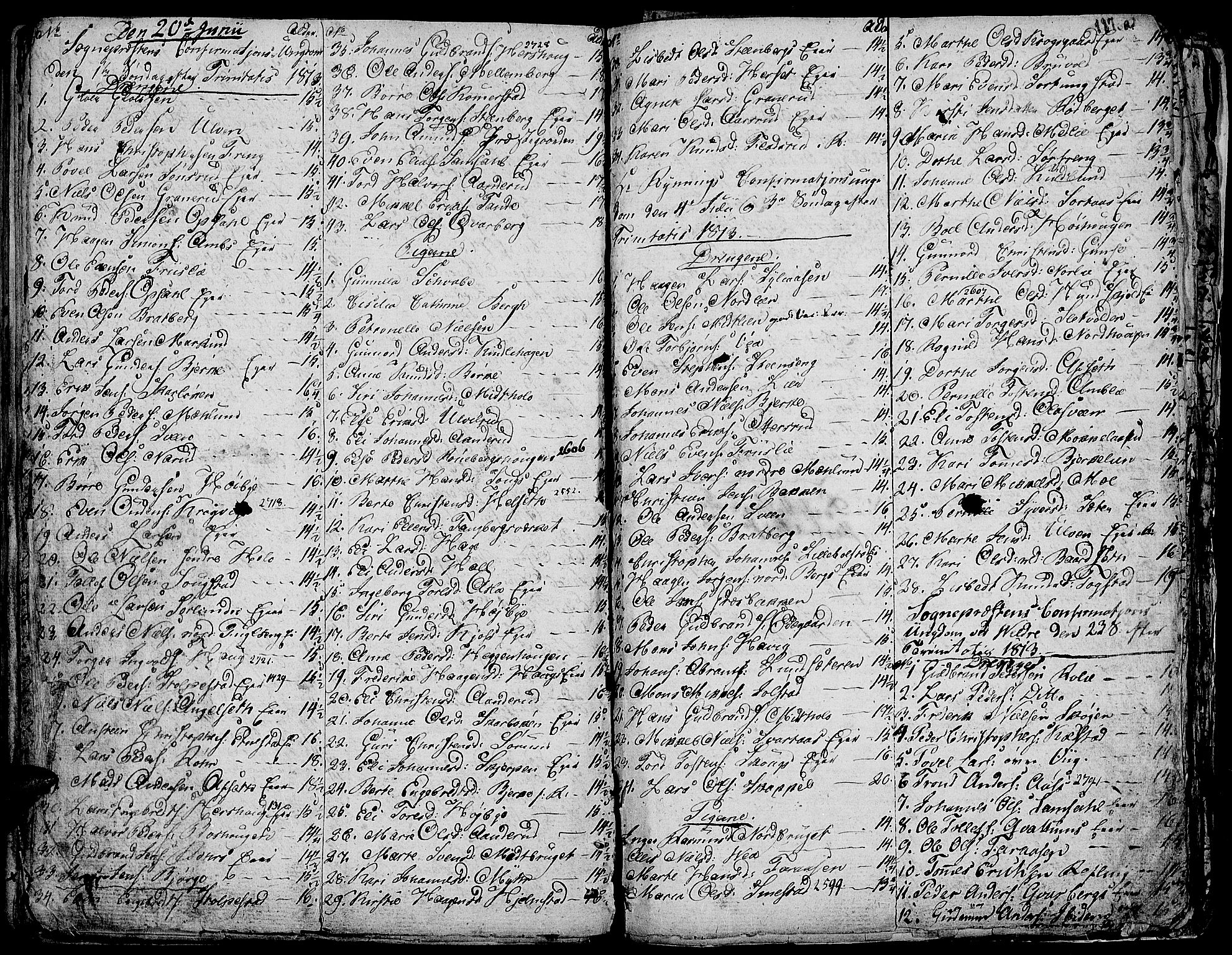 Ringsaker prestekontor, SAH/PREST-014/K/Ka/L0004: Parish register (official) no. 4, 1799-1814, p. 187