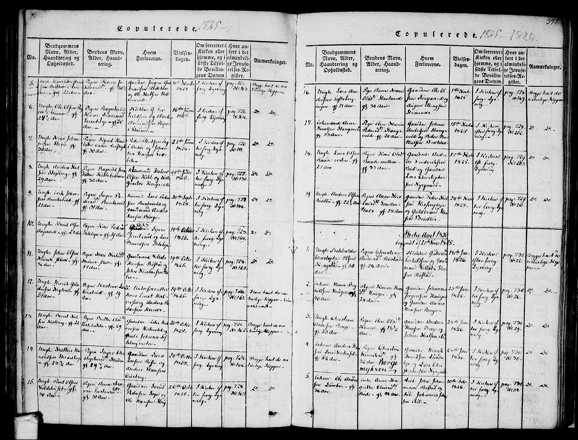 Råde prestekontor kirkebøker, AV/SAO-A-2009/F/Fa/L0004: Parish register (official) no. 4, 1814-1830, p. 396-397