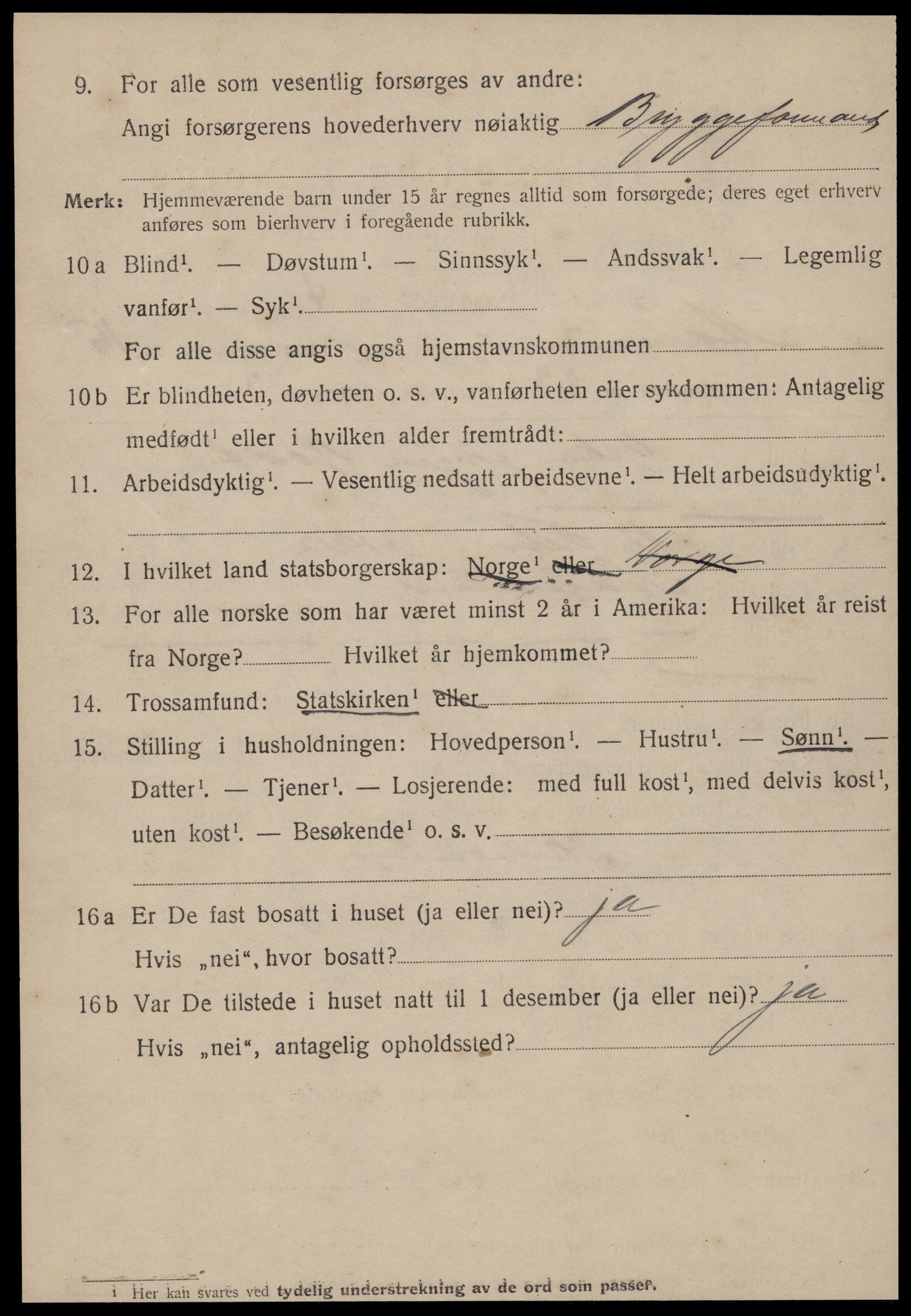 SAT, 1920 census for Ålesund, 1920, p. 30299