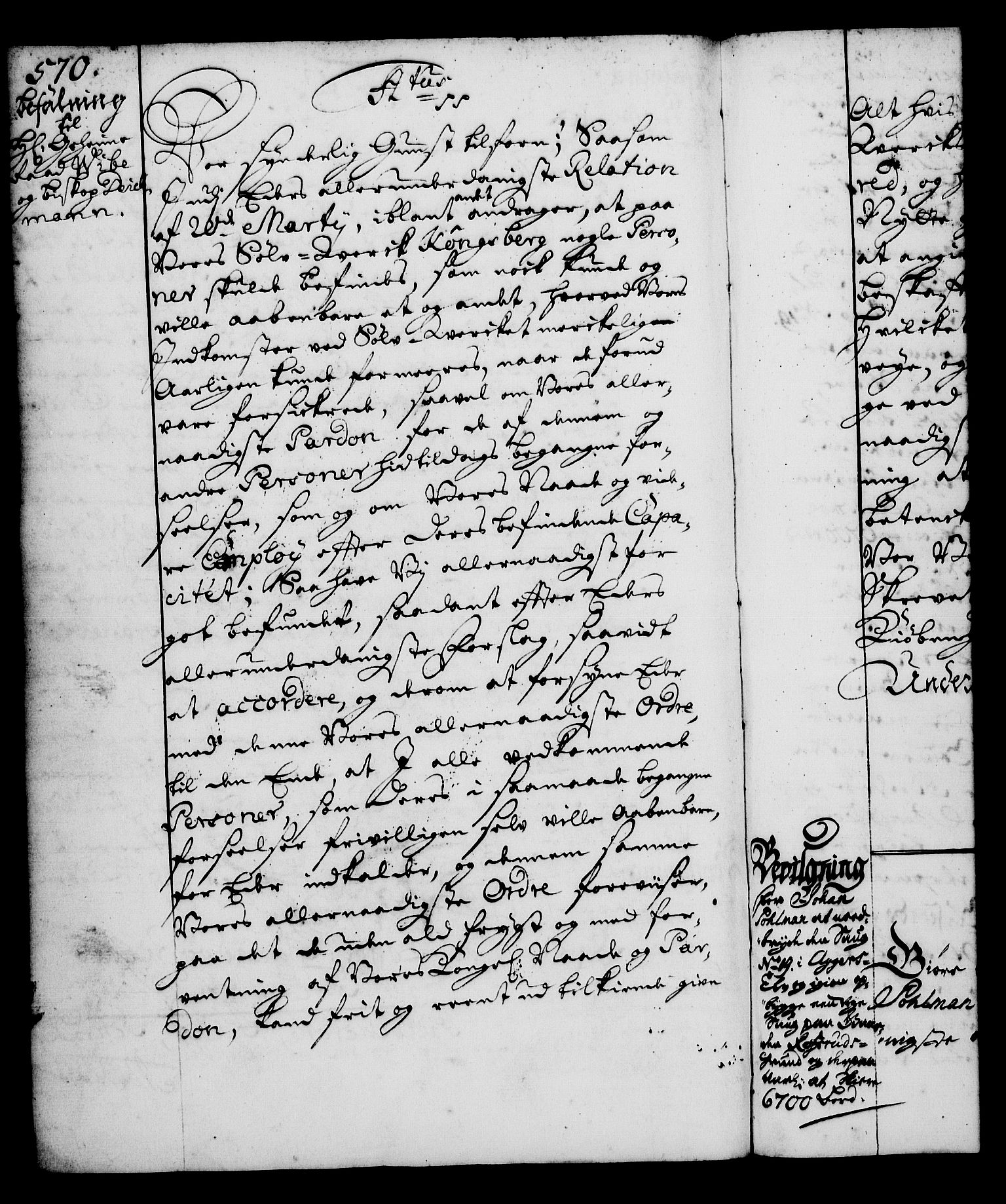Rentekammeret, Kammerkanselliet, RA/EA-3111/G/Gg/Gga/L0001: Norsk ekspedisjonsprotokoll med register (merket RK 53.1), 1720-1723, p. 570