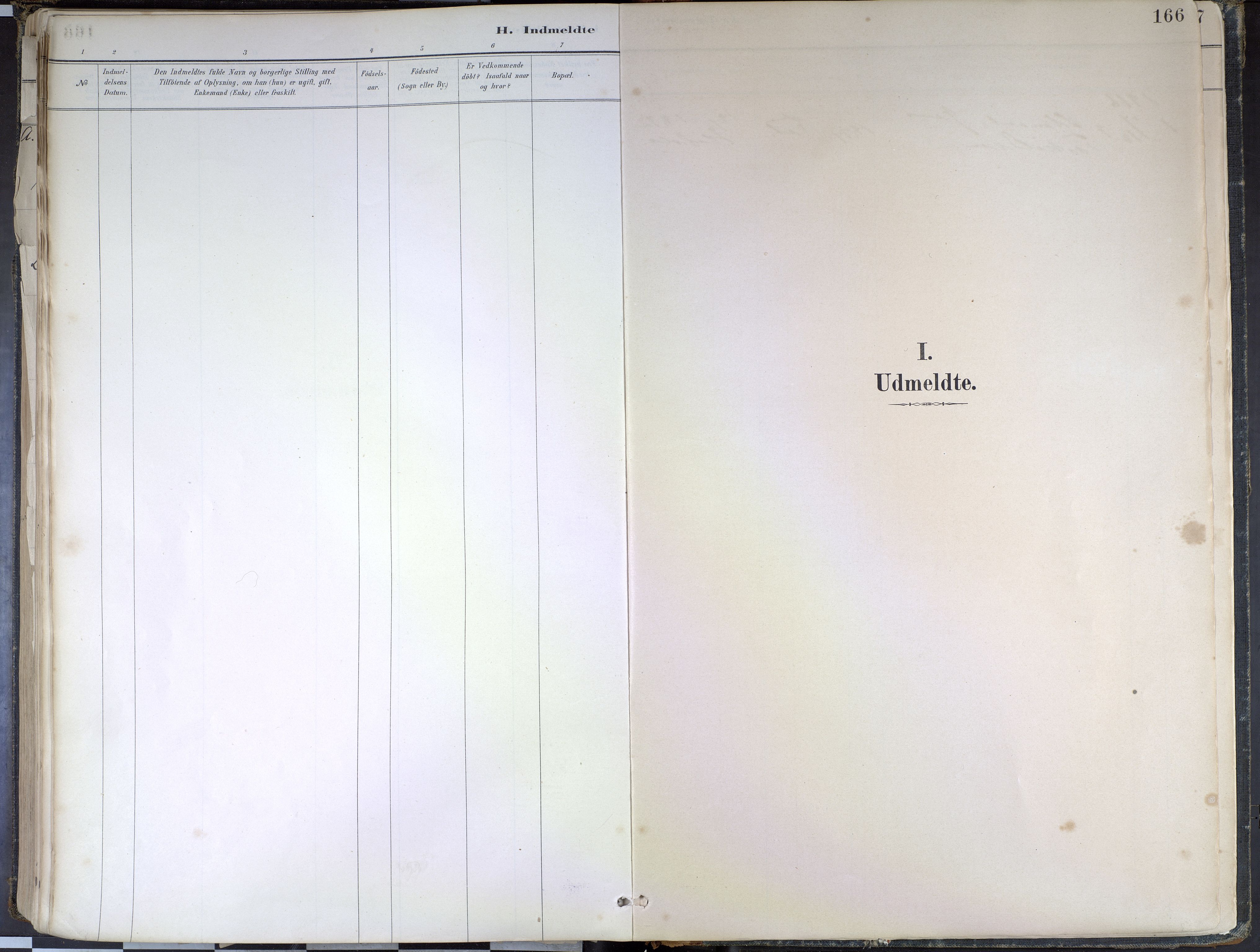 Hafslo sokneprestembete, SAB/A-80301/H/Haa/Haad/L0001: Parish register (official) no. D 1, 1886-1934, p. 166