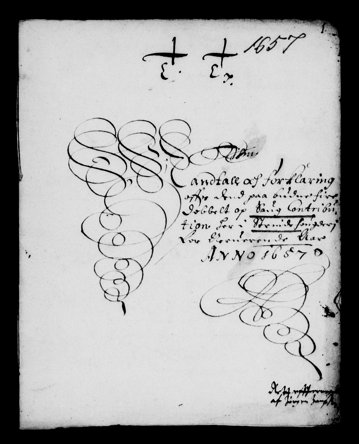 Rentekammeret inntil 1814, Reviderte regnskaper, Lensregnskaper, AV/RA-EA-5023/R/Rb/Rbw/L0131: Trondheim len, 1657-1658