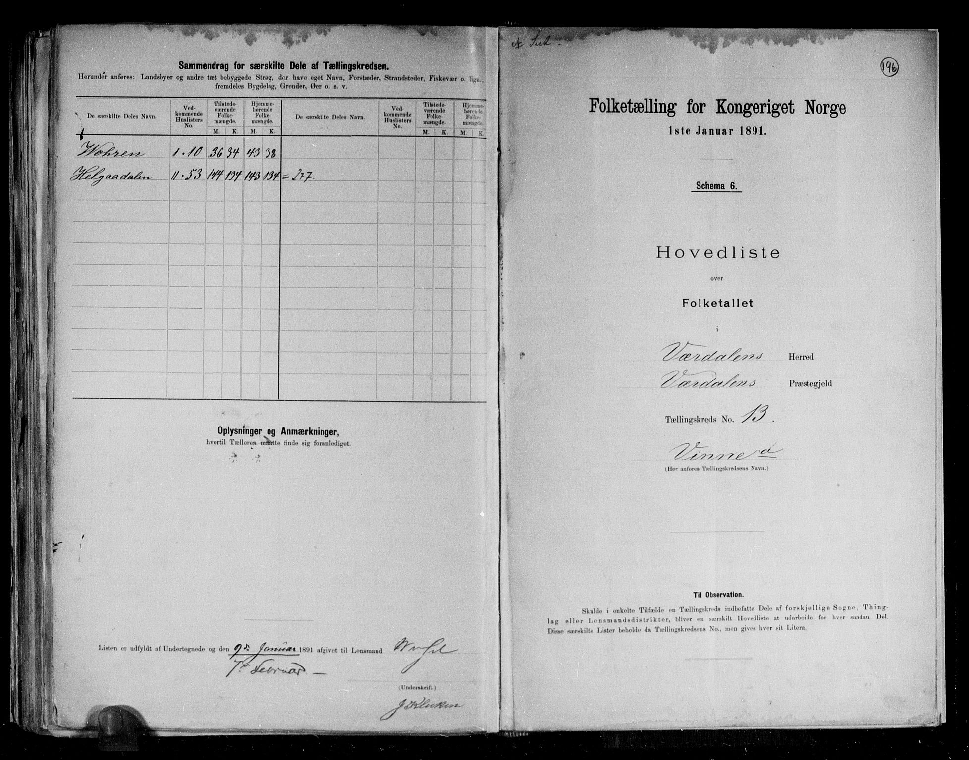 RA, 1891 census for 1721 Verdal, 1891, p. 33