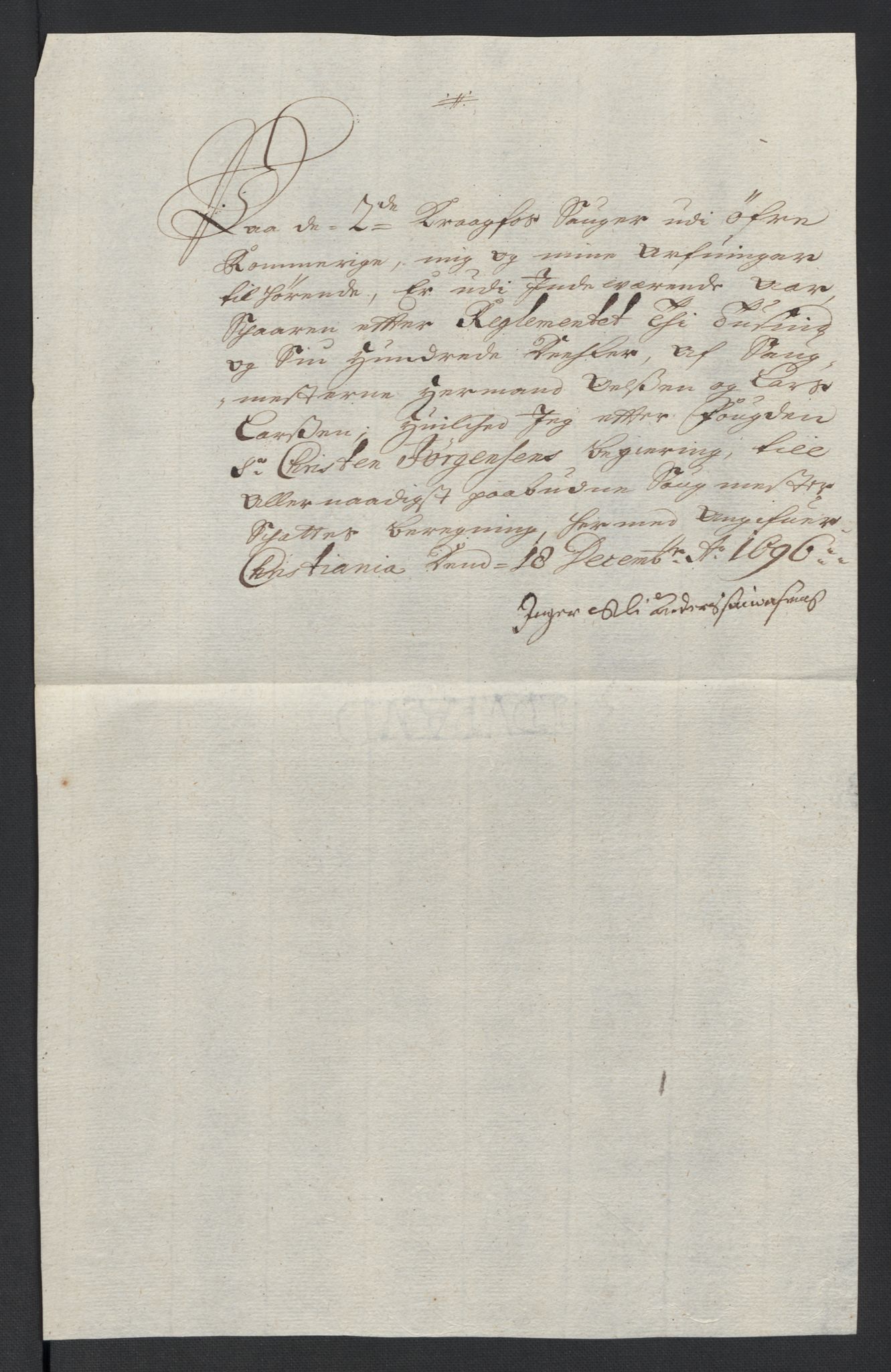 Rentekammeret inntil 1814, Reviderte regnskaper, Fogderegnskap, AV/RA-EA-4092/R12/L0708: Fogderegnskap Øvre Romerike, 1696, p. 232