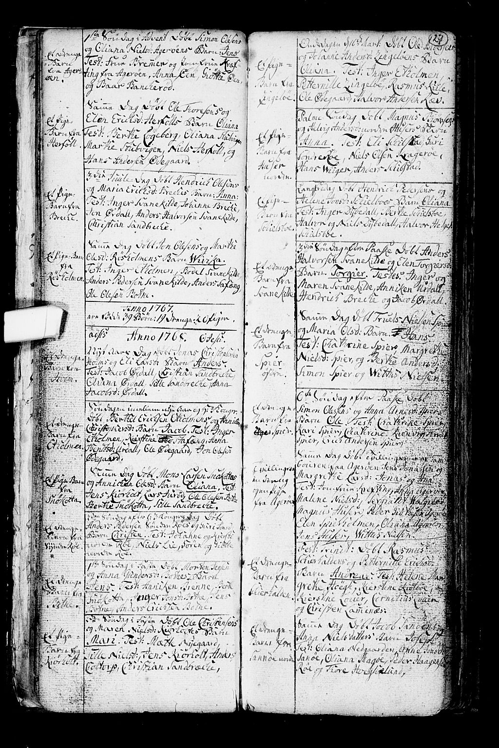 Hvaler prestekontor Kirkebøker, AV/SAO-A-2001/F/Fa/L0003: Parish register (official) no. I 3, 1758-1796, p. 27