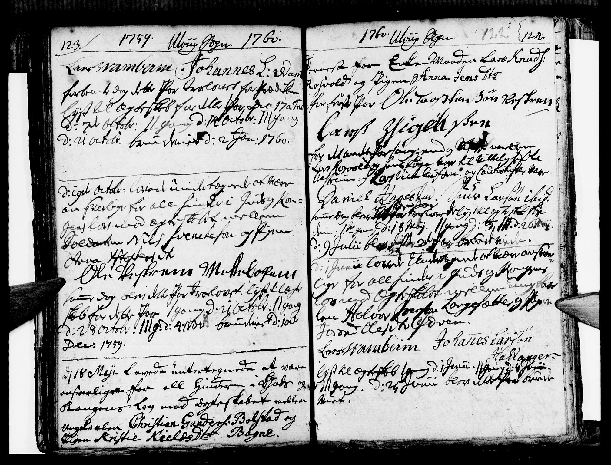 Ulvik sokneprestembete, AV/SAB-A-78801/H/Haa: Parish register (official) no. A 9, 1743-1792, p. 122