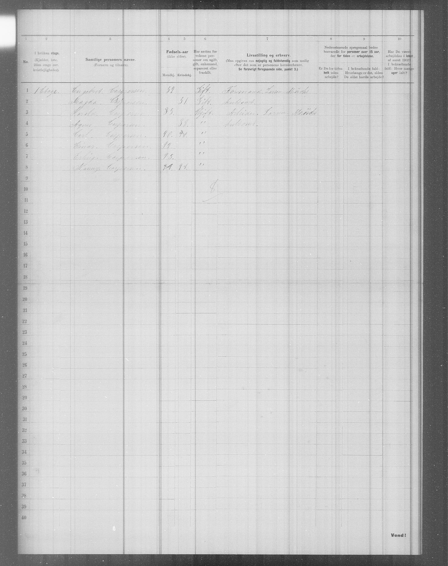 OBA, Municipal Census 1902 for Kristiania, 1902, p. 4817