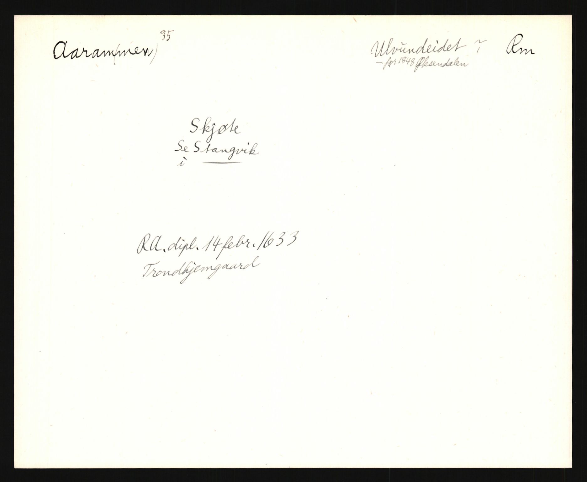 Riksarkivets diplomsamling, AV/RA-EA-5965/F35/F35e/L0031: Registreringssedler Møre og Romsdal, 1400-1700, p. 631