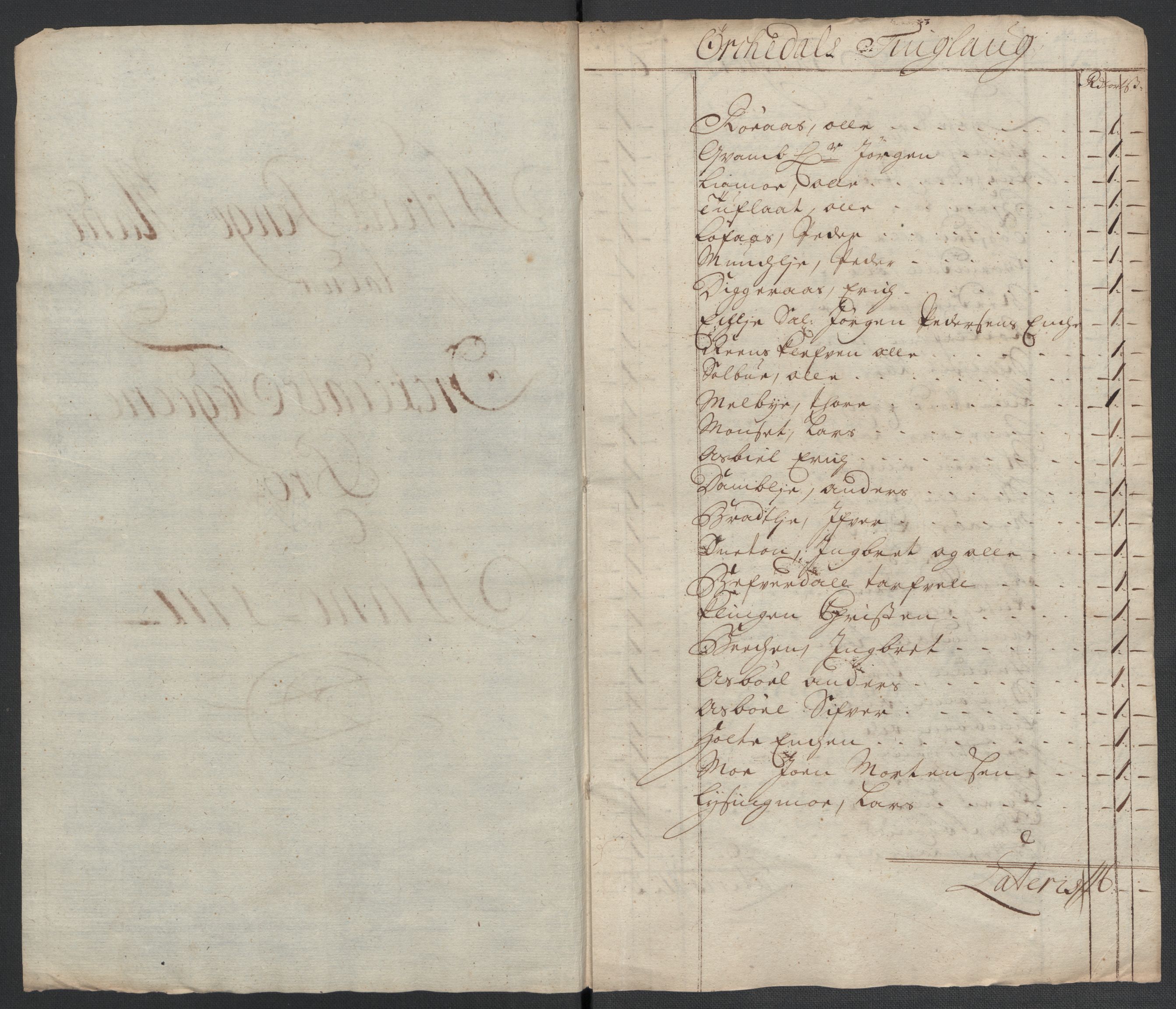 Rentekammeret inntil 1814, Reviderte regnskaper, Fogderegnskap, RA/EA-4092/R60/L3961: Fogderegnskap Orkdal og Gauldal, 1711, p. 224