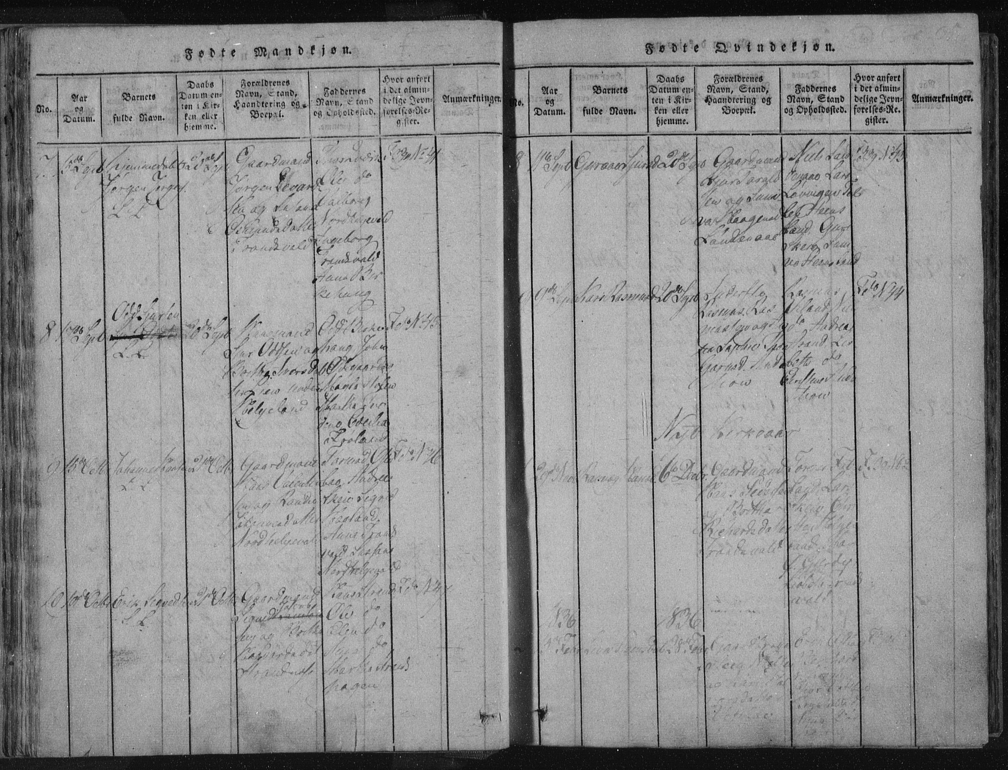 Vikedal sokneprestkontor, AV/SAST-A-101840/01/IV: Parish register (official) no. A 4, 1816-1850, p. 35