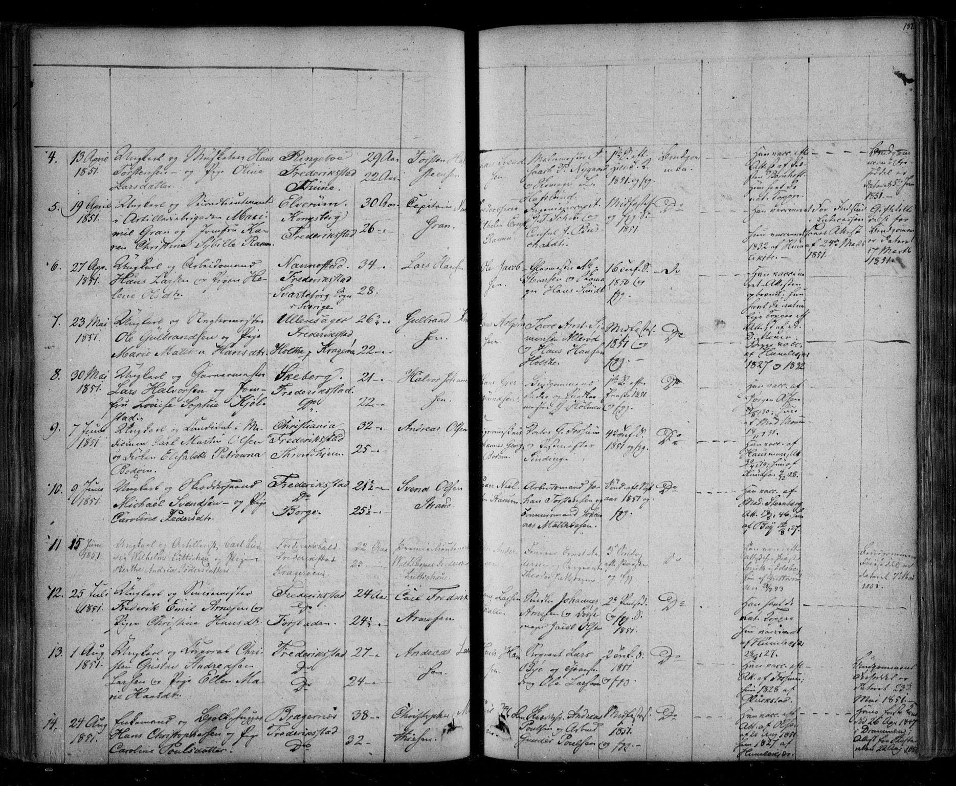 Fredrikstad prestekontor Kirkebøker, SAO/A-11082/F/Fa/L0005: Parish register (official) no. 5, 1835-1856, p. 137