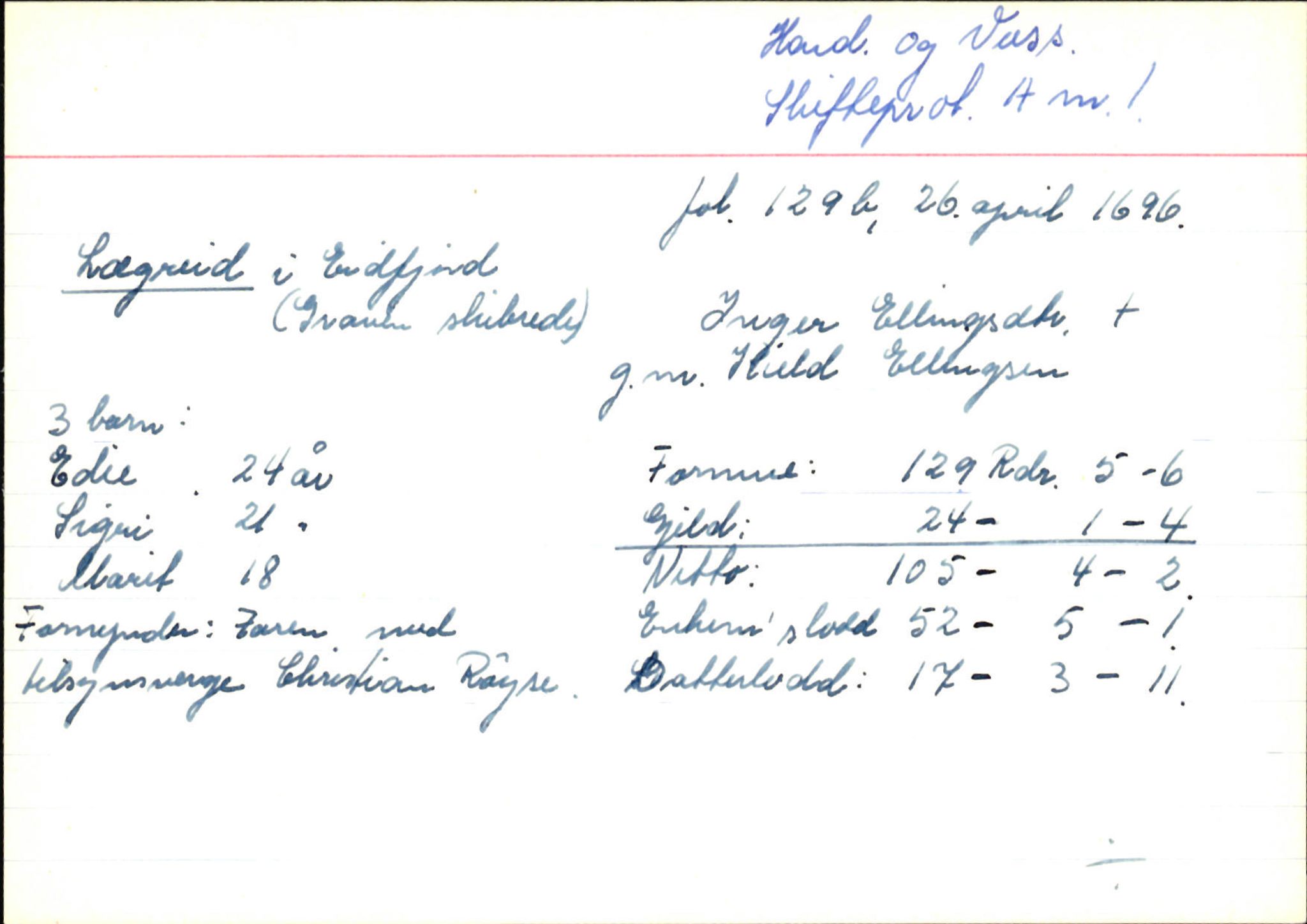 Skiftekort ved Statsarkivet i Bergen, SAB/SKIFTEKORT/002/L0001: Skifteprotokoll nr. 1-3, 1695-1721, p. 63