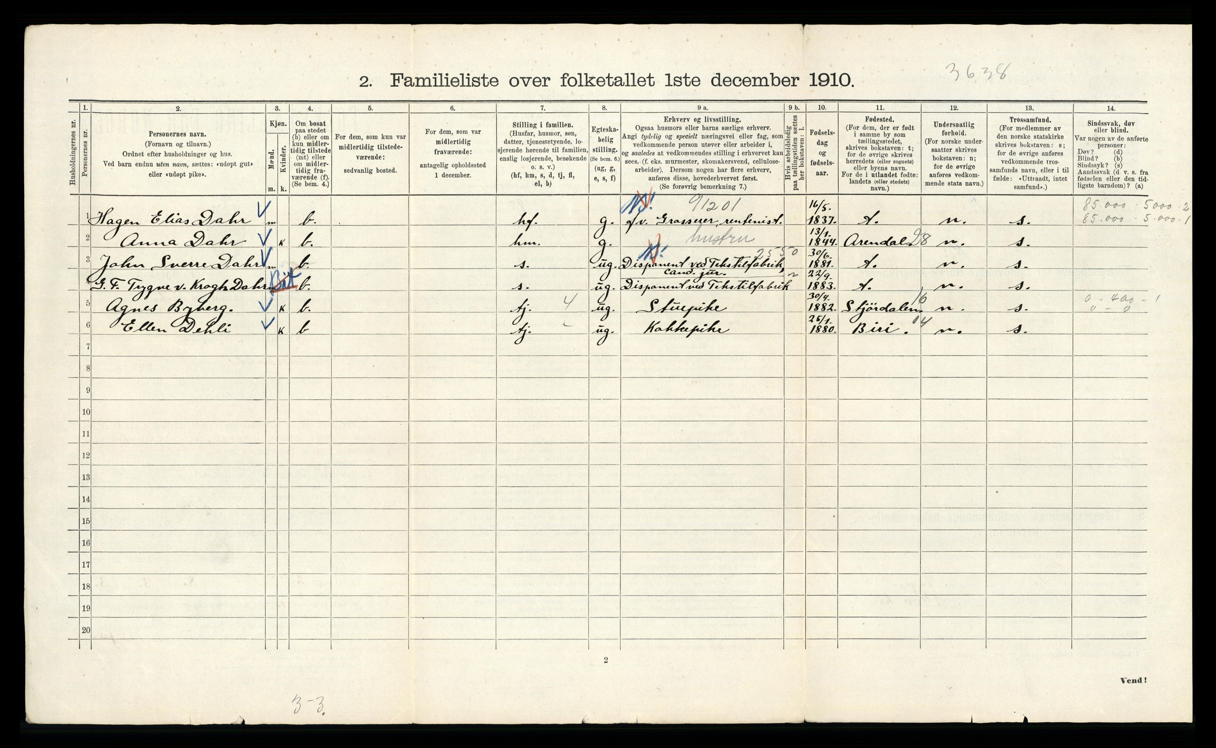 RA, 1910 census for Kristiania, 1910, p. 80440