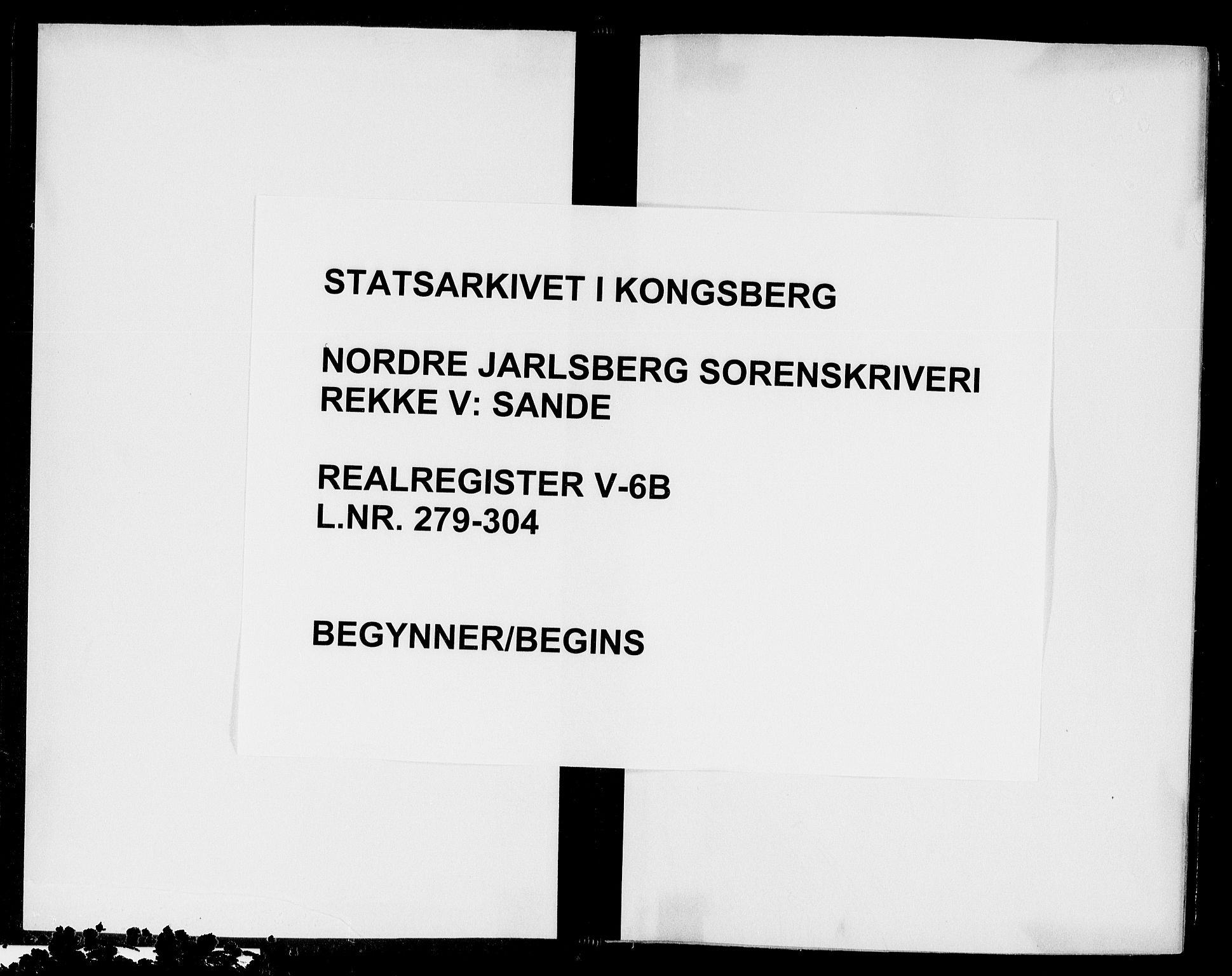 Nordre Jarlsberg sorenskriveri, SAKO/A-80/G/Gb/Gbe/L0006b: Mortgage register no. V 6b