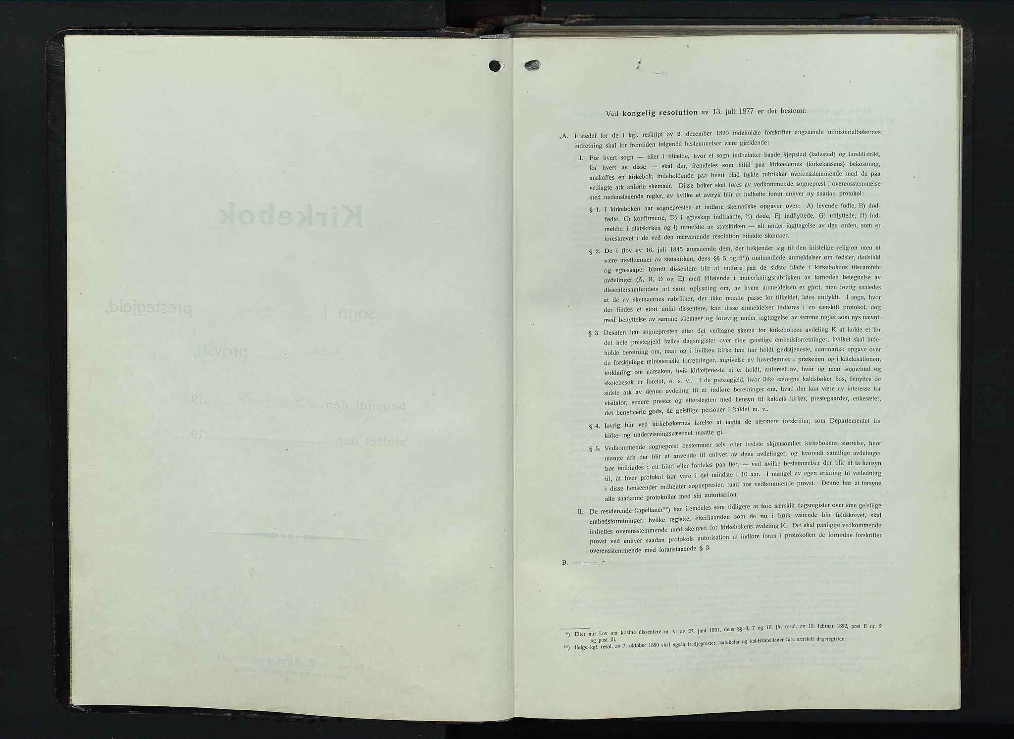 Balke prestekontor, SAH/PREST-106/H/Ha/Hab/L0001: Parish register (copy) no. 1, 1920-1955