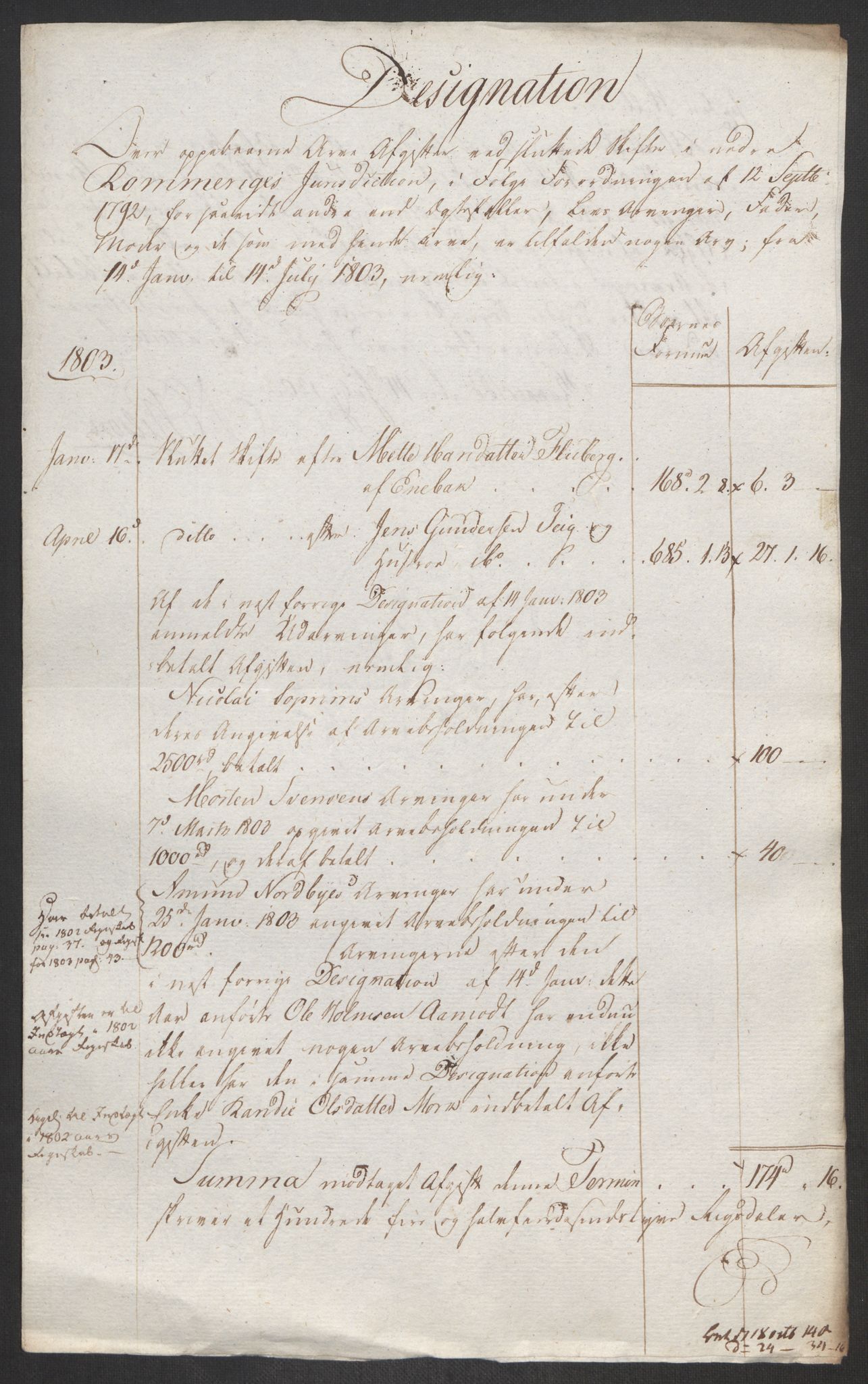 Rentekammeret inntil 1814, Reviderte regnskaper, Fogderegnskap, RA/EA-4092/R11/L0679: Fogderegnskap Nedre Romerike, 1803, p. 255