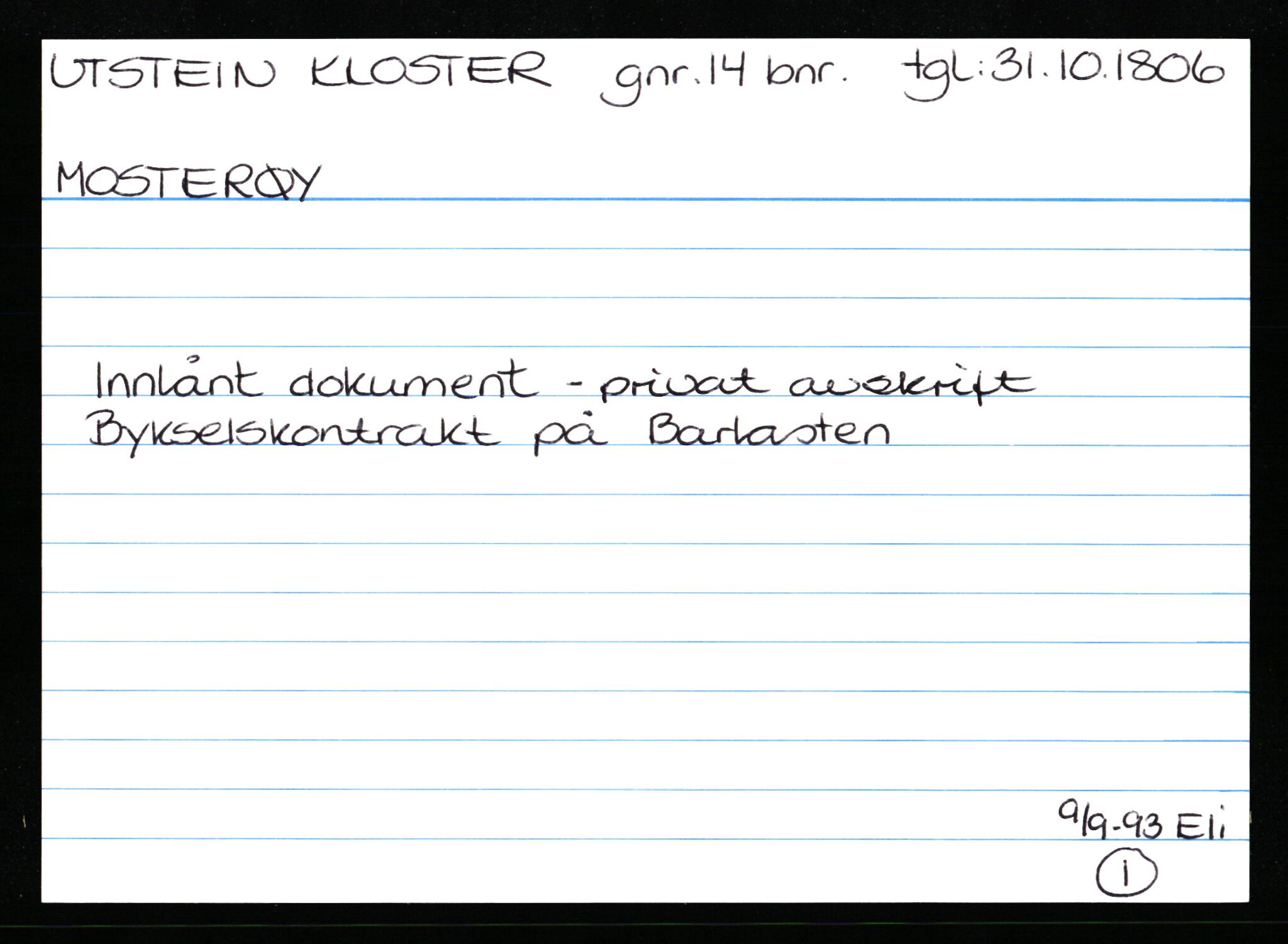 Statsarkivet i Stavanger, AV/SAST-A-101971/03/Y/Yk/L0043: Registerkort sortert etter gårdsnavn: Tysvær - Vanvik indre, 1750-1930, p. 494