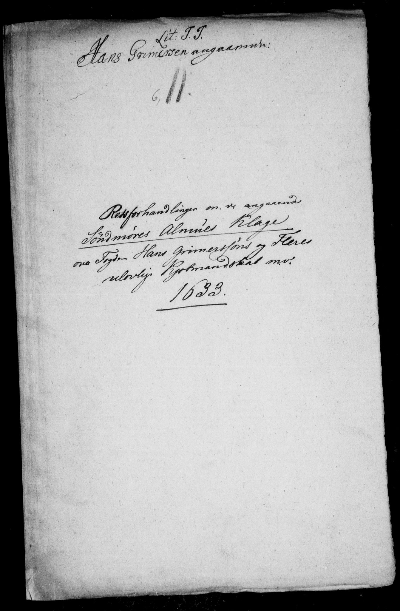 Danske Kanselli, Skapsaker, AV/RA-EA-4061/F/L0056: Skap 14, pakke 18B, litra AA-54, 1590-1722, p. 108