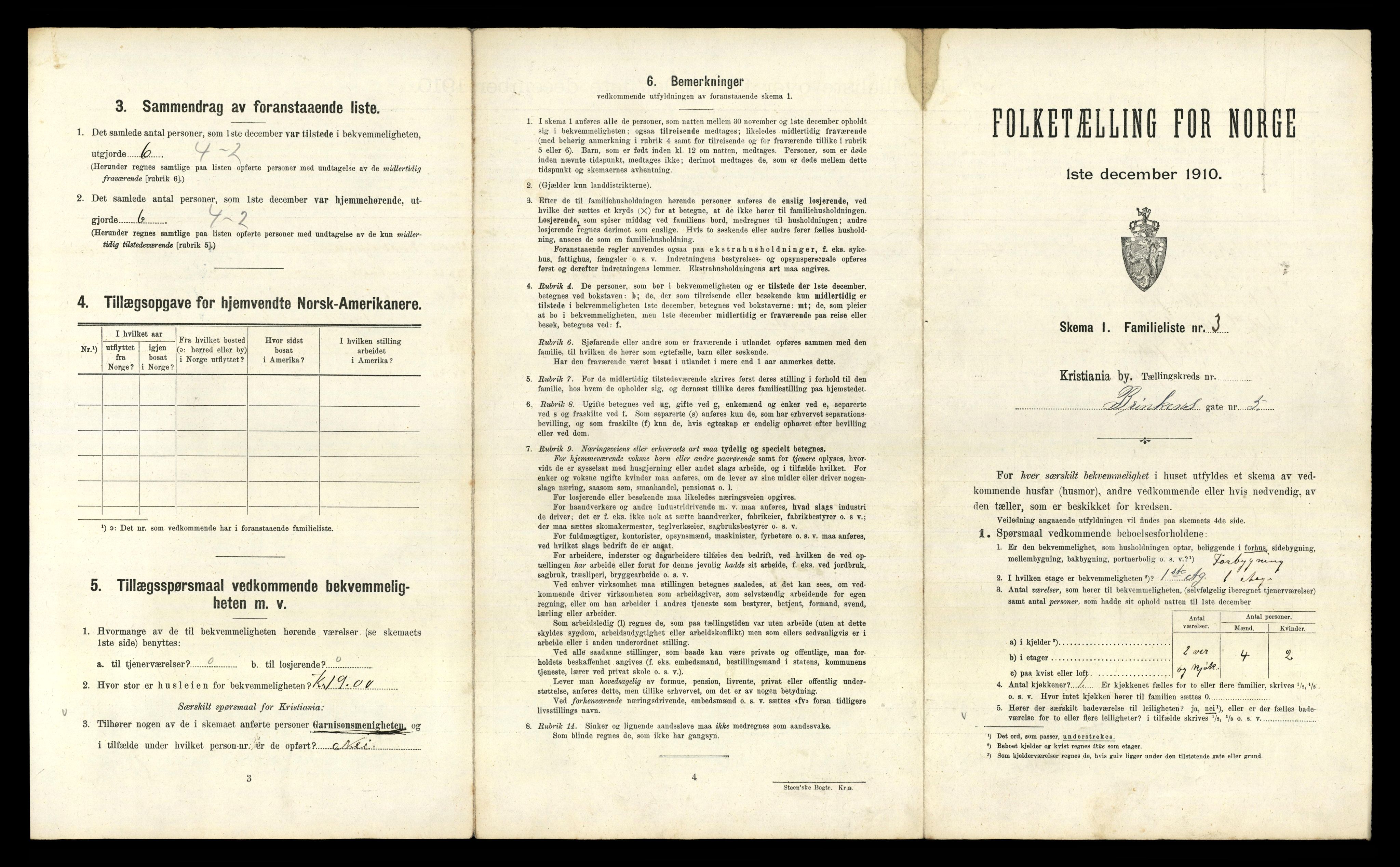 RA, 1910 census for Kristiania, 1910, p. 9927