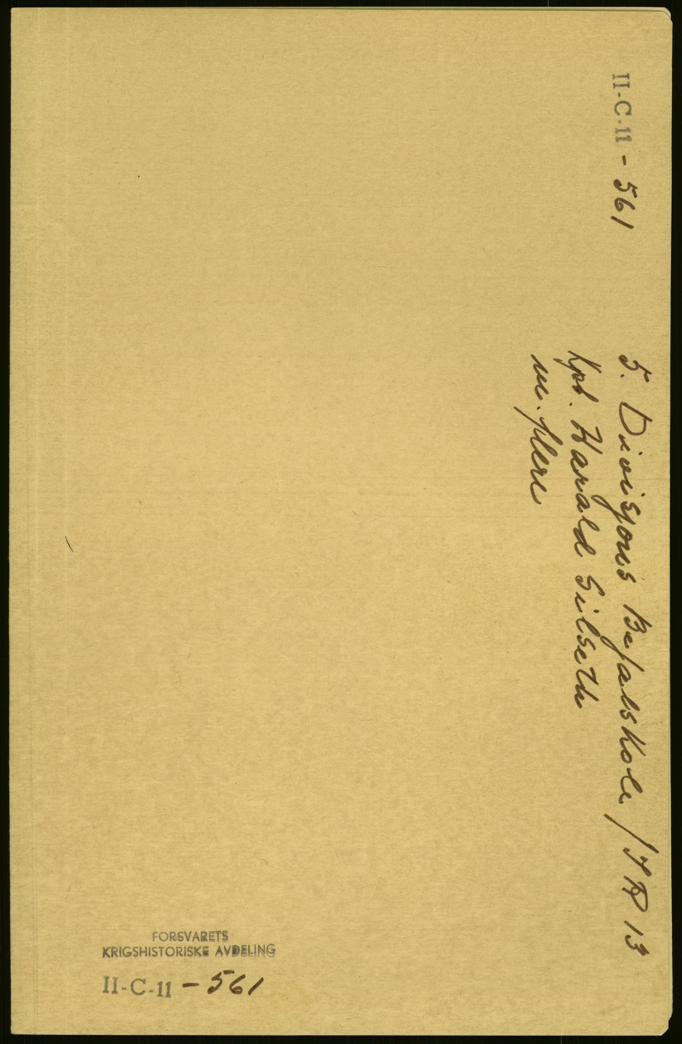 Forsvaret, Forsvarets krigshistoriske avdeling, AV/RA-RAFA-2017/Y/Yb/L0116: II-C-11-560-563  -  5. Divisjon., 1940, p. 751