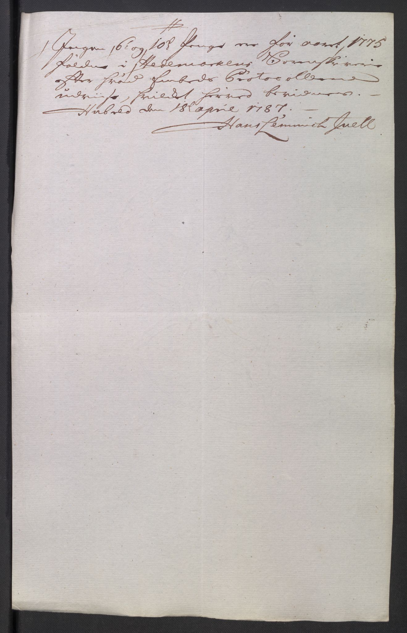 Rentekammeret inntil 1814, Reviderte regnskaper, Mindre regnskaper, AV/RA-EA-4068/Rb/L0014: Opplands amt, 1771-1779, p. 690