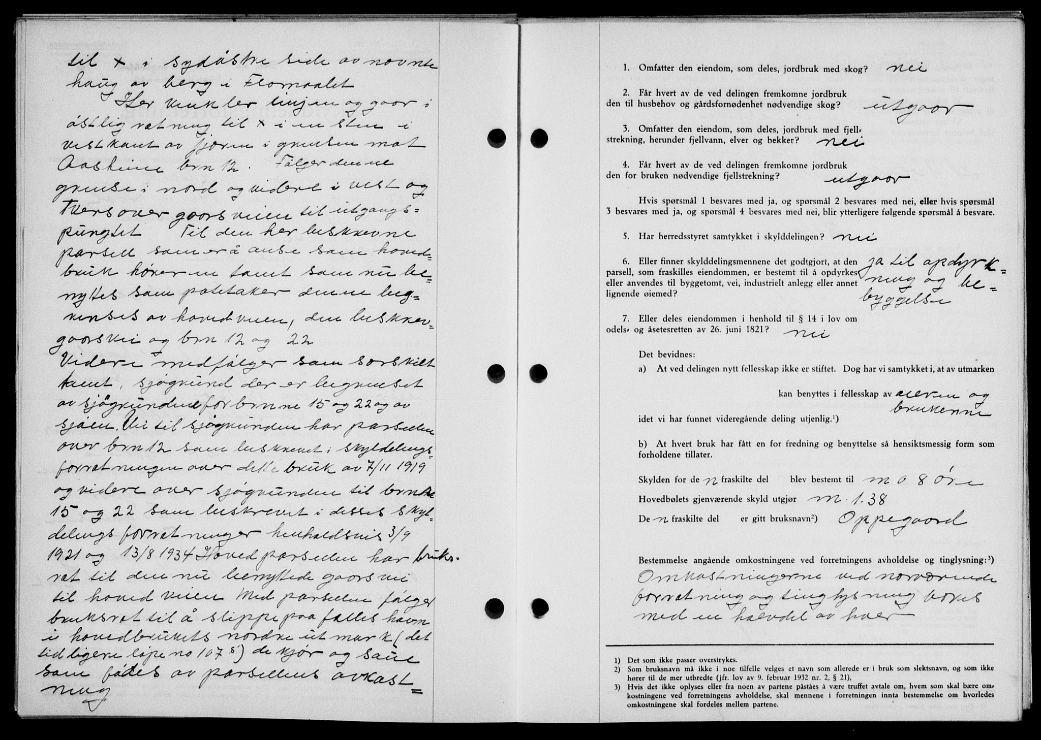 Lofoten sorenskriveri, SAT/A-0017/1/2/2C/L0033b: Mortgage book no. 33b, 1936-1936, Diary no: : 915/1936