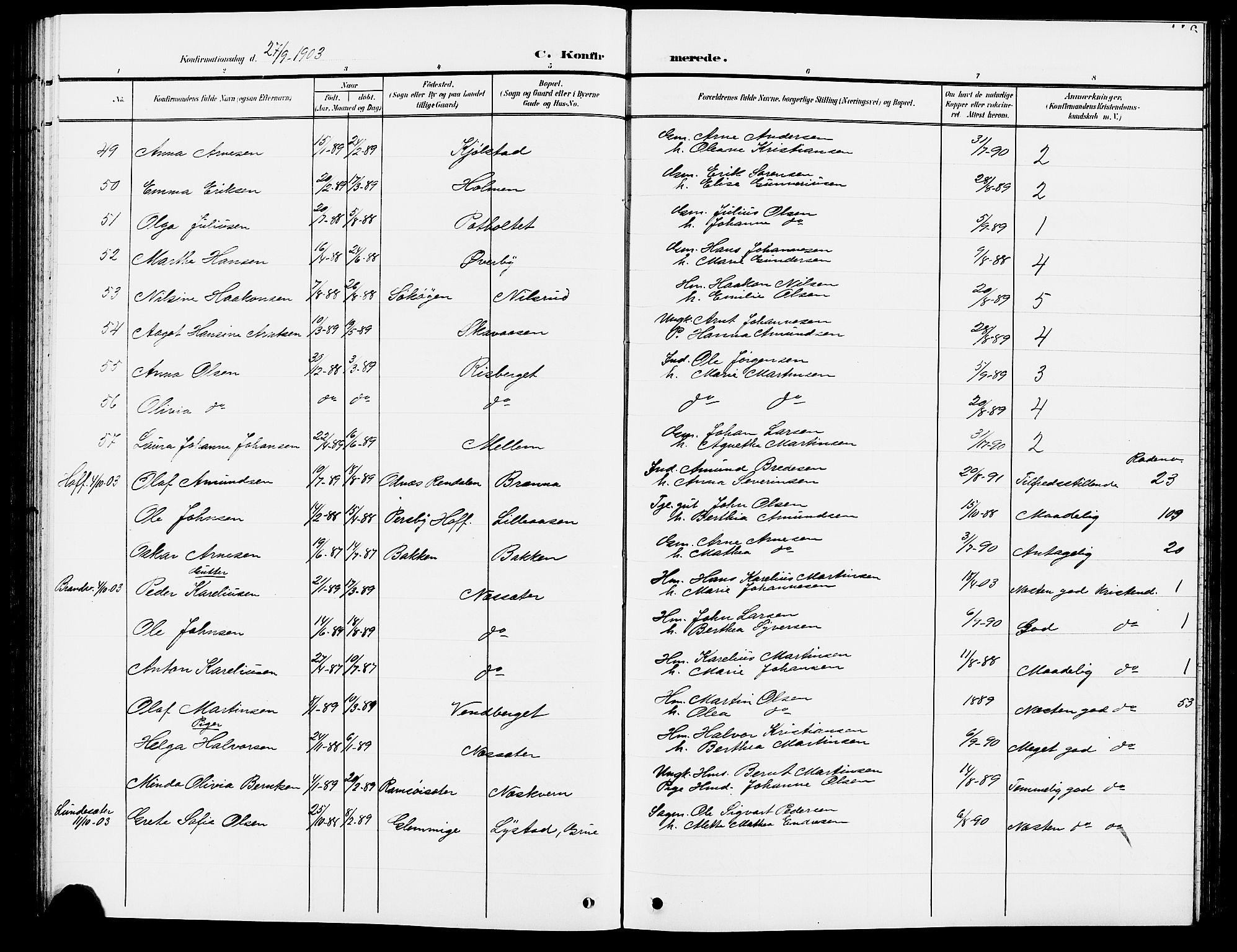 Grue prestekontor, SAH/PREST-036/H/Ha/Hab/L0005: Parish register (copy) no. 5, 1900-1909, p. 146