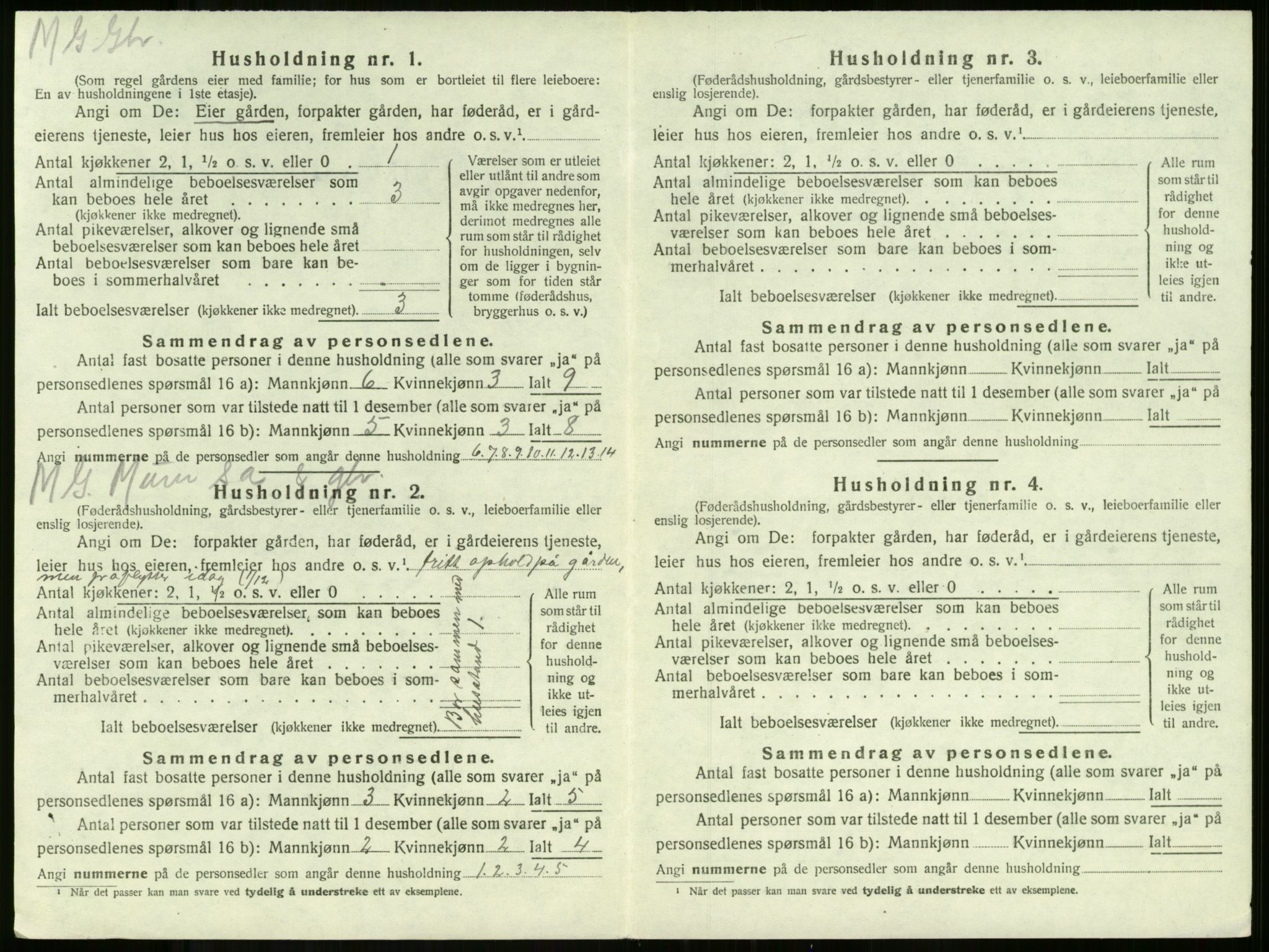 SAKO, 1920 census for Ramnes, 1920, p. 406