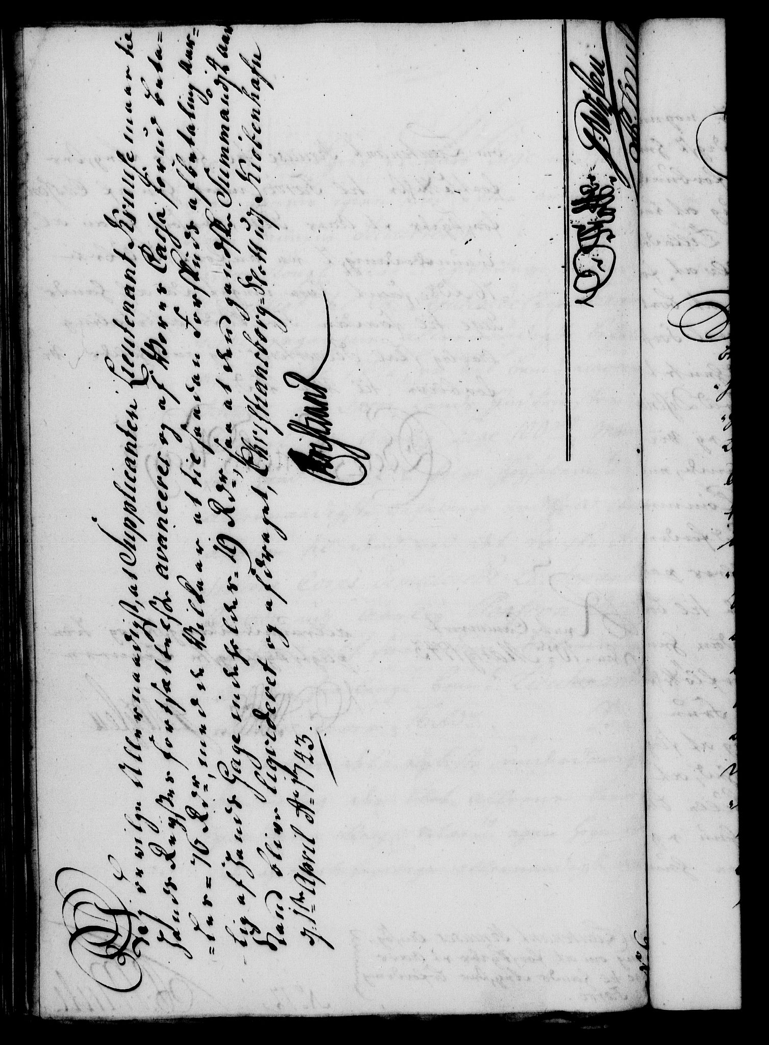 Rentekammeret, Kammerkanselliet, RA/EA-3111/G/Gf/Gfa/L0026: Norsk relasjons- og resolusjonsprotokoll (merket RK 52.26), 1743, p. 189