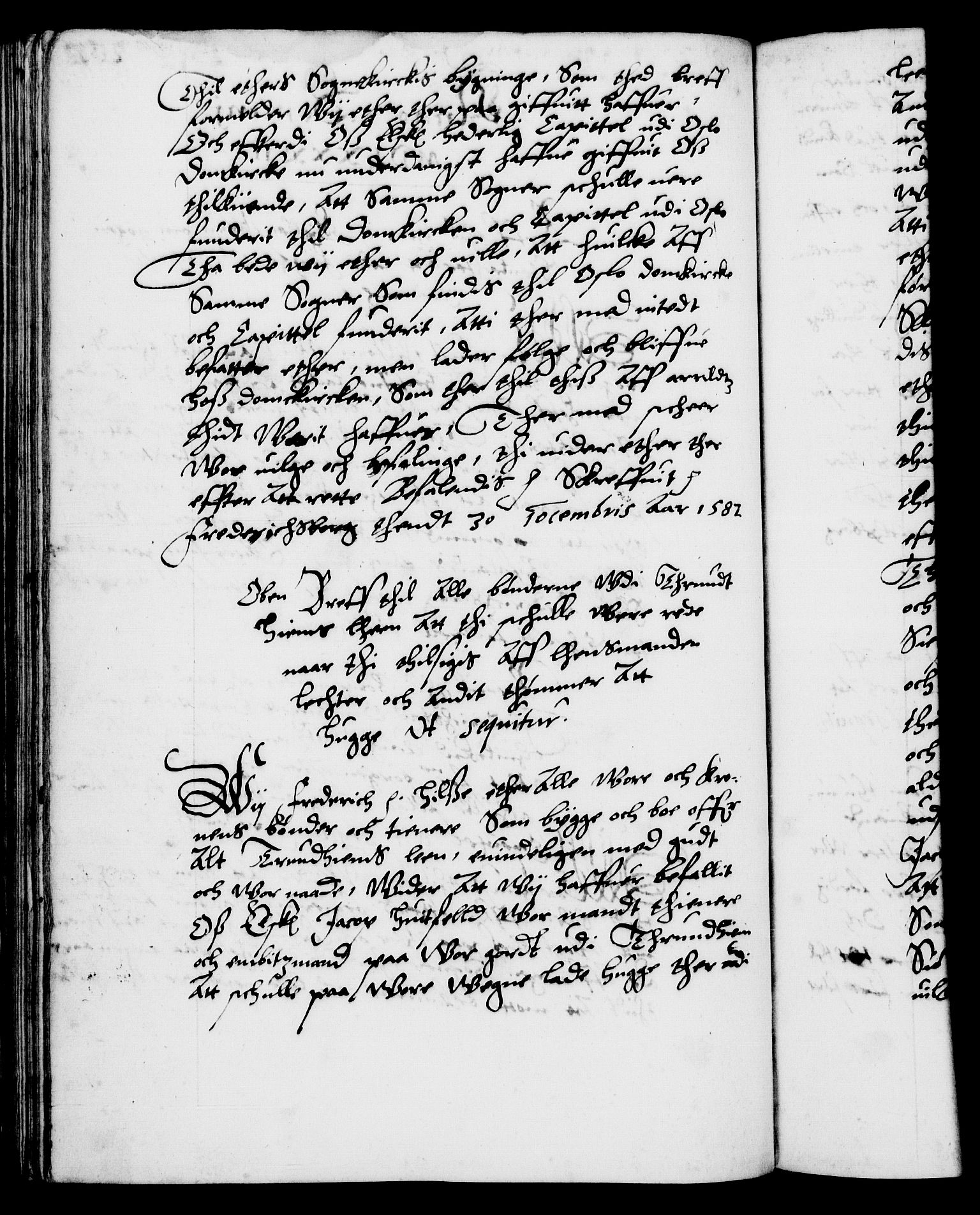 Danske Kanselli 1572-1799, AV/RA-EA-3023/F/Fc/Fca/Fcab/L0001: Norske tegnelser (mikrofilm), 1572-1588, p. 232b