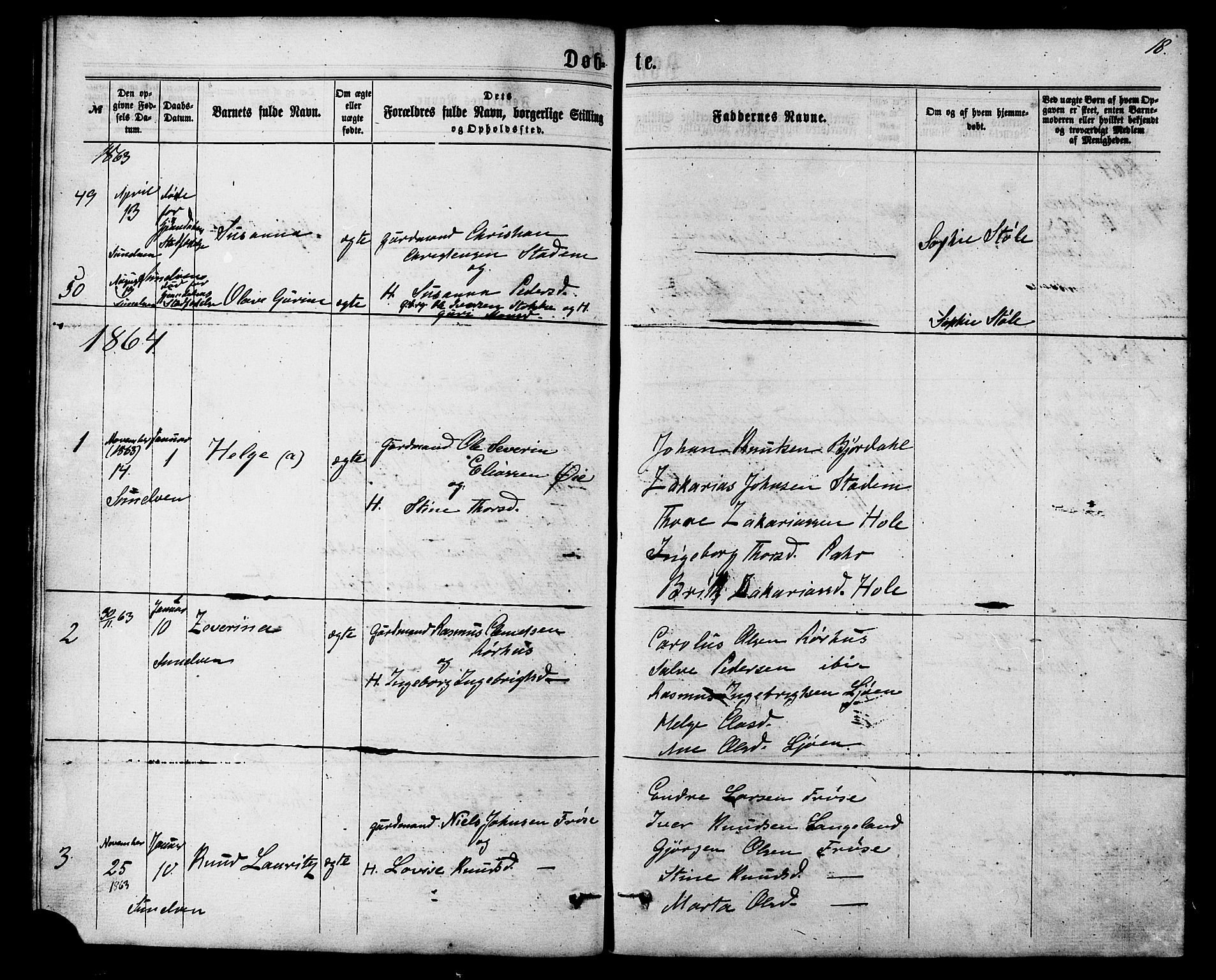 Ministerialprotokoller, klokkerbøker og fødselsregistre - Møre og Romsdal, SAT/A-1454/517/L0226: Parish register (official) no. 517A06, 1862-1881, p. 18