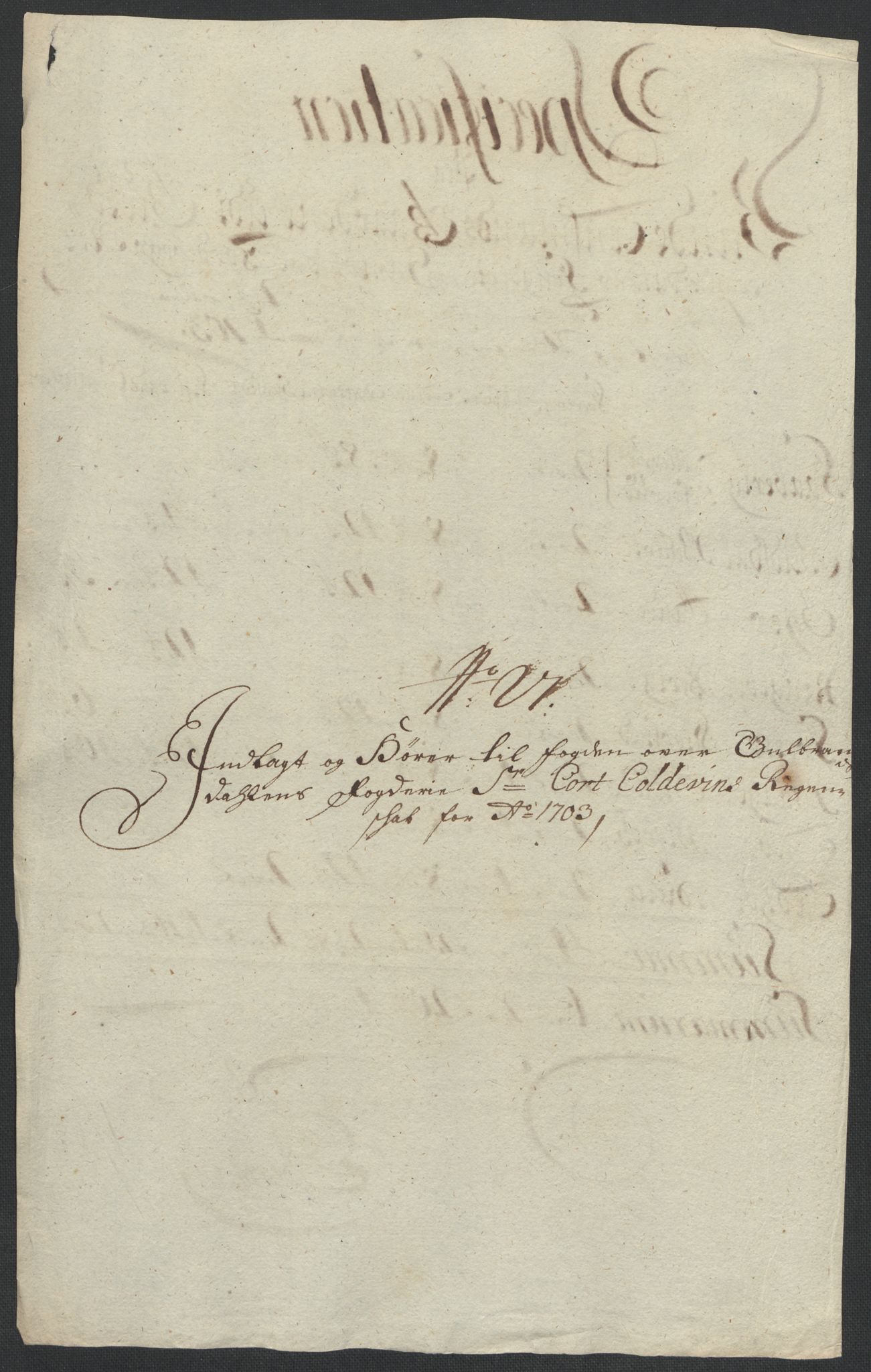 Rentekammeret inntil 1814, Reviderte regnskaper, Fogderegnskap, AV/RA-EA-4092/R17/L1176: Fogderegnskap Gudbrandsdal, 1703, p. 170