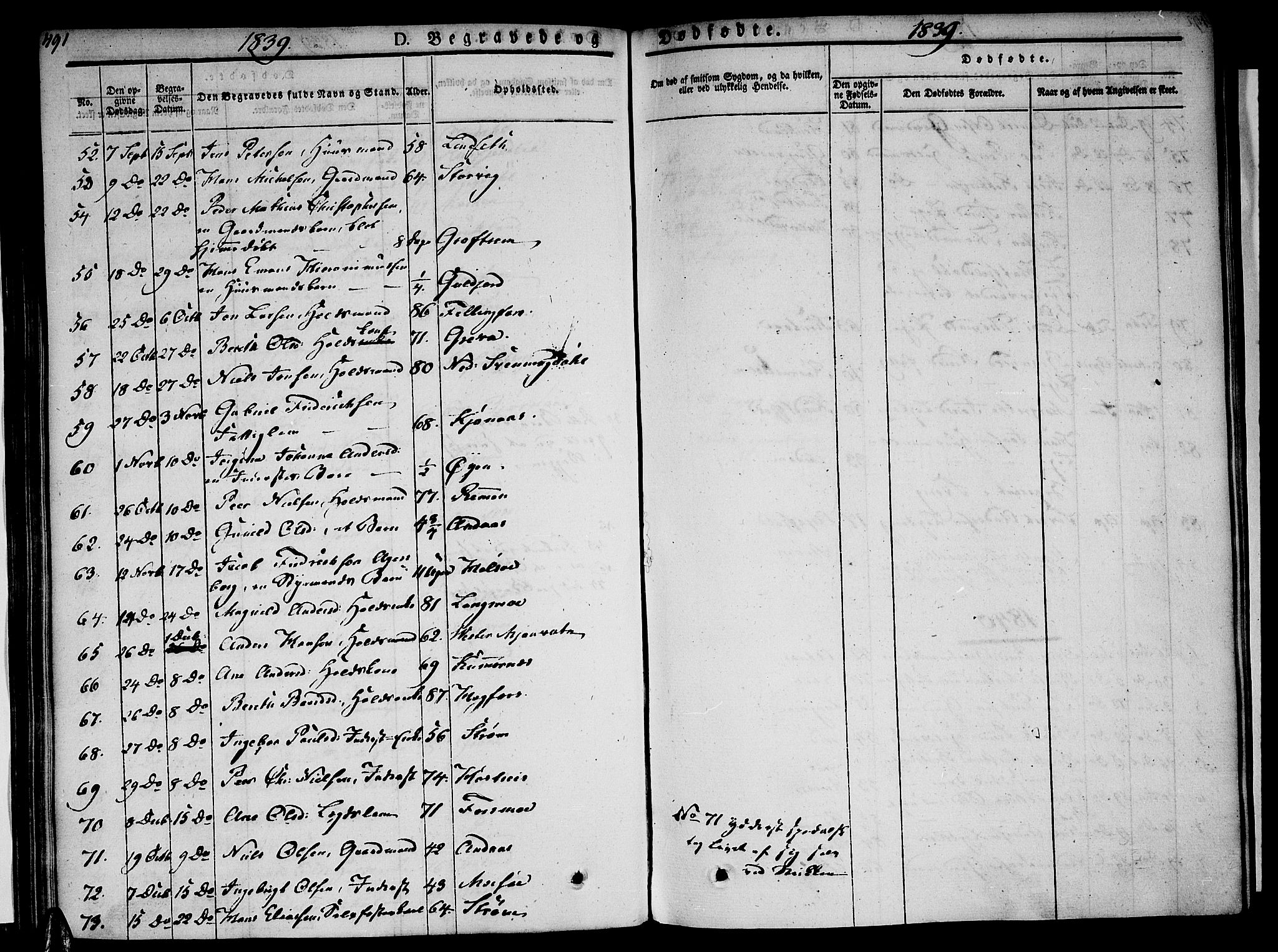 Ministerialprotokoller, klokkerbøker og fødselsregistre - Nordland, AV/SAT-A-1459/820/L0290: Parish register (official) no. 820A11, 1826-1845, p. 491