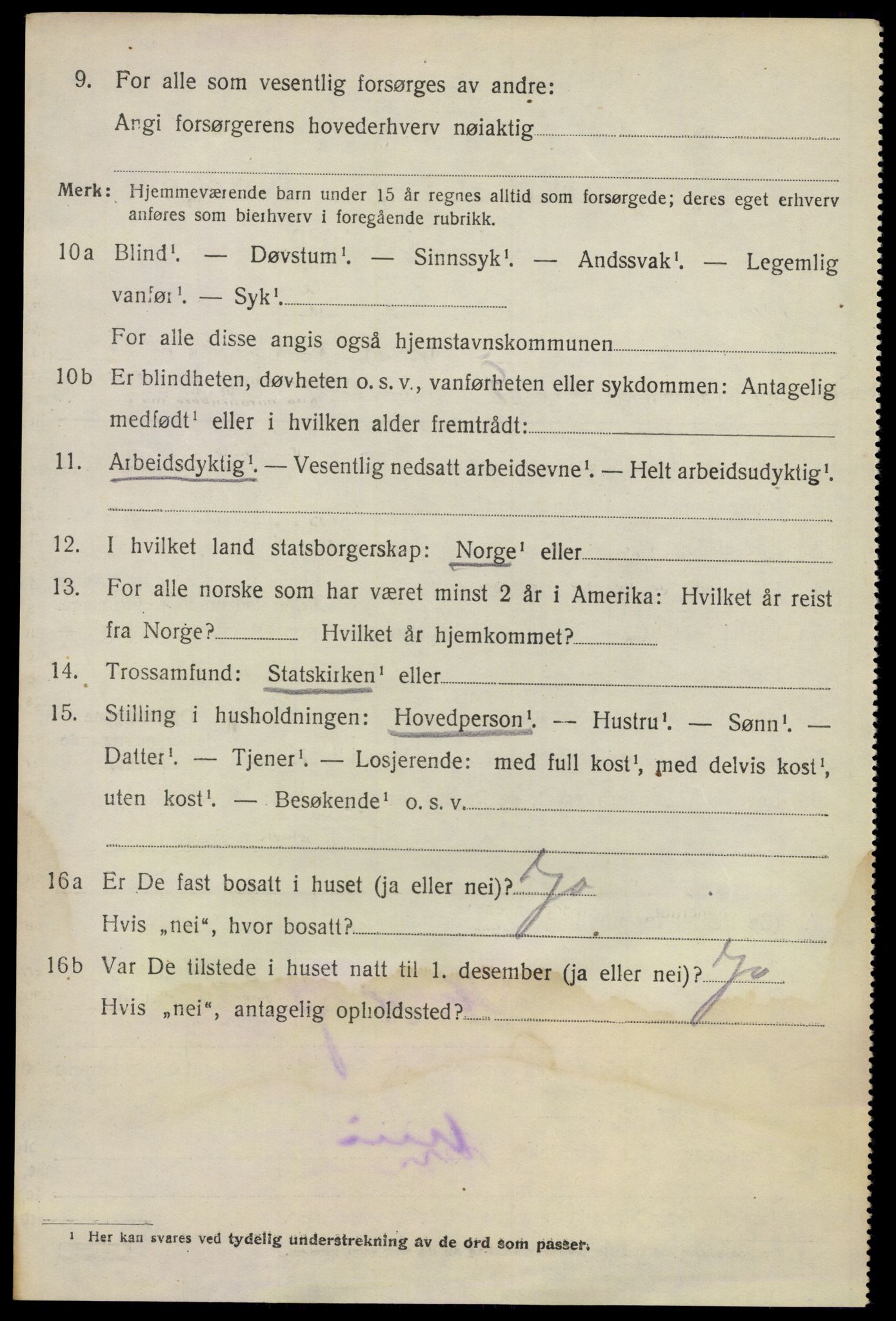 SAO, 1920 census for Lillestrøm, 1920, p. 7543