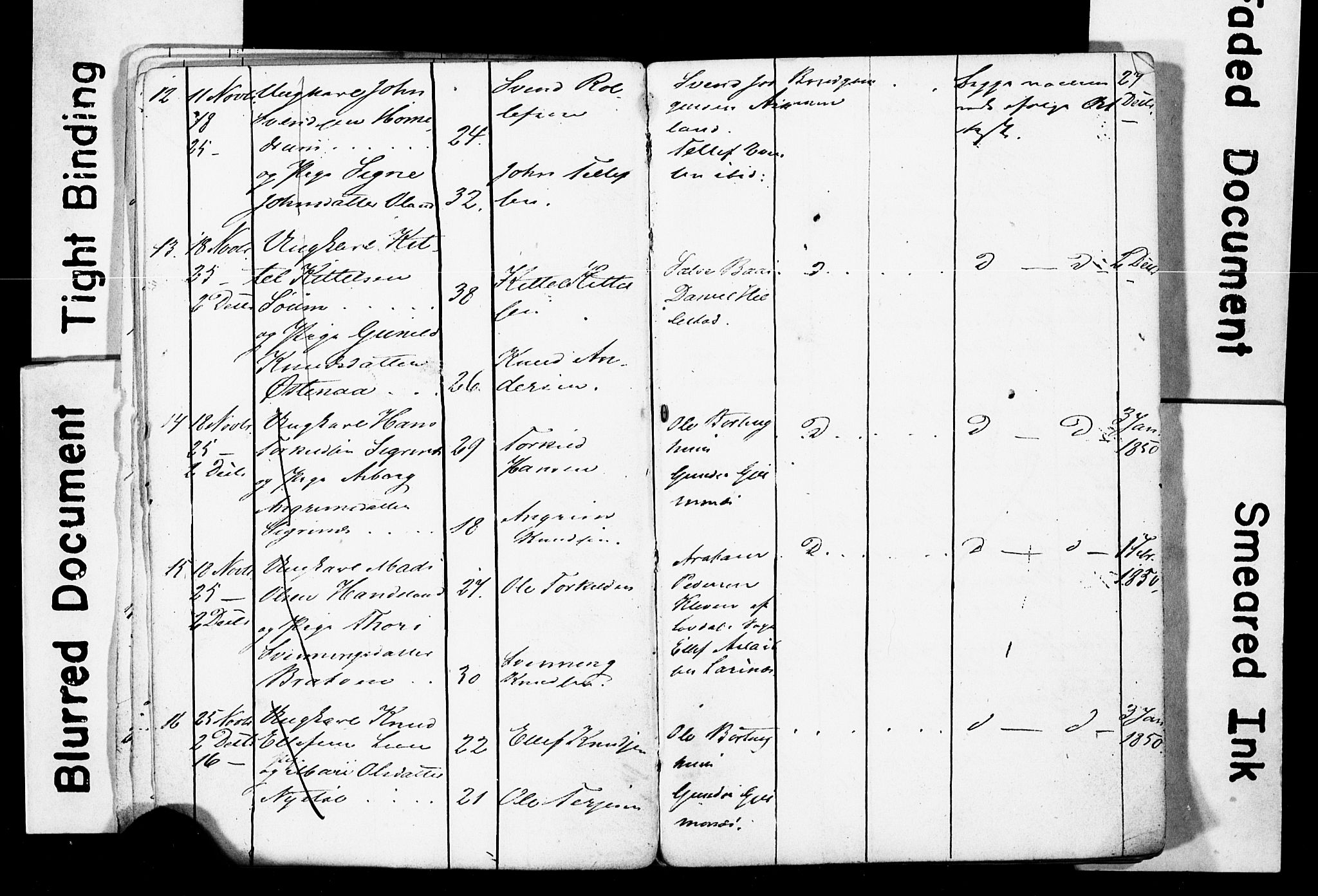 Åmli sokneprestkontor, AV/SAK-1111-0050/F/Ff/L0001: Parish register draft no. A VI 19, 1848-1864